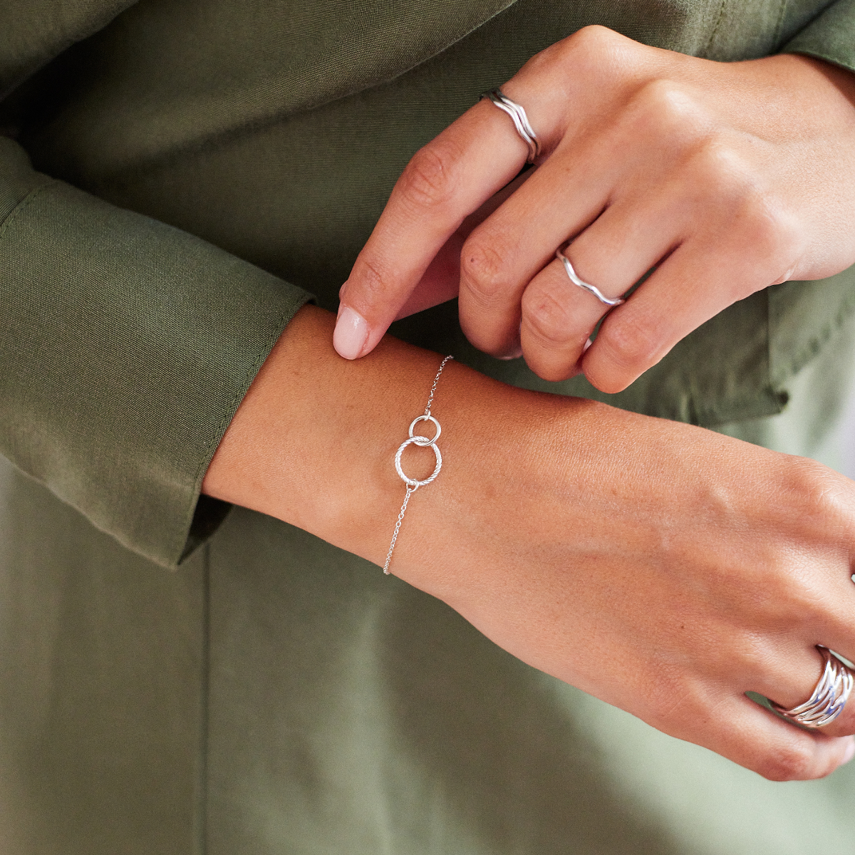 Bague Ramage argent massif