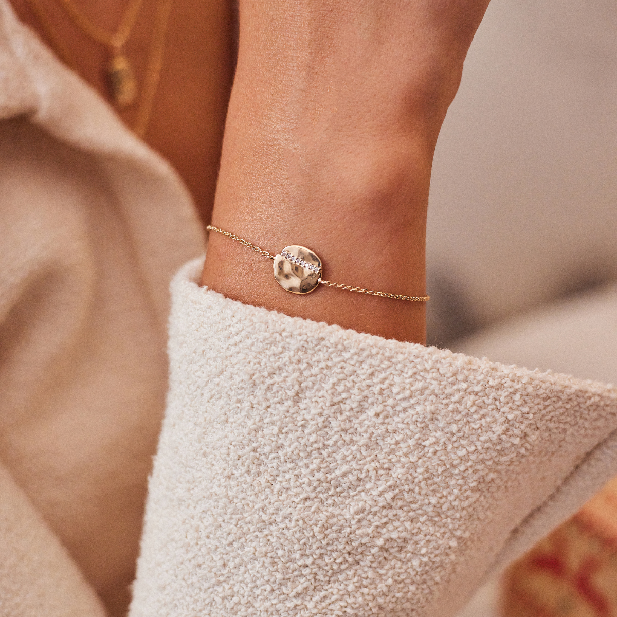 Bracelet Alya plaqué or
