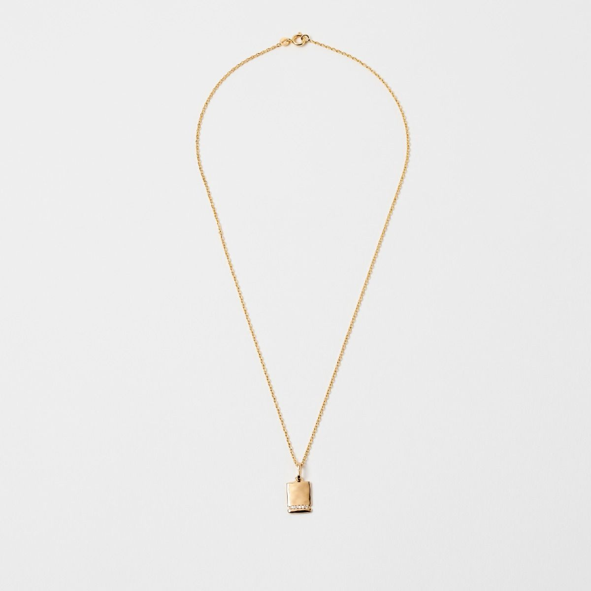Pendentif Antarès sur chaîne forçat plaqué or
