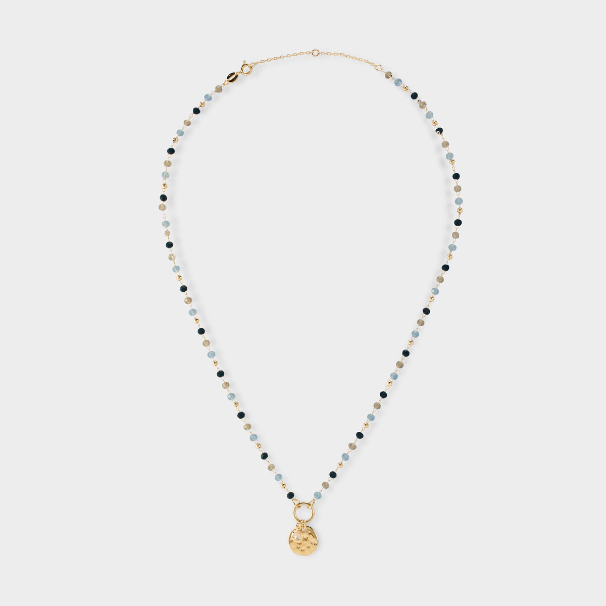 Collier breloque chaîne Ribambelle plaqué or