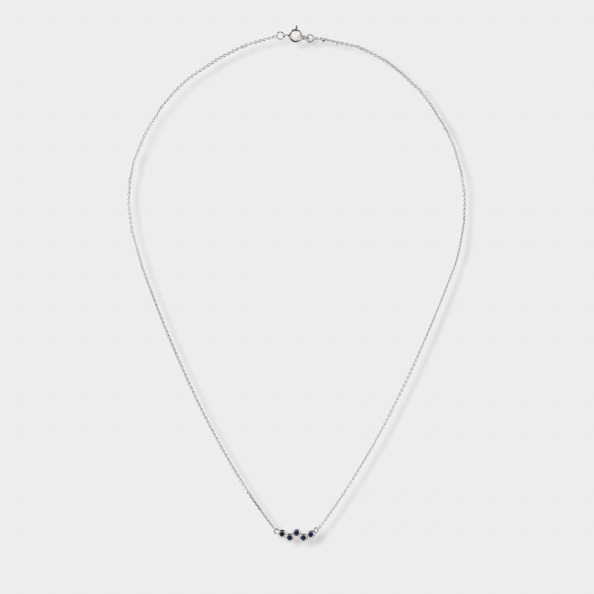 Collier Virevolte bleu et argent