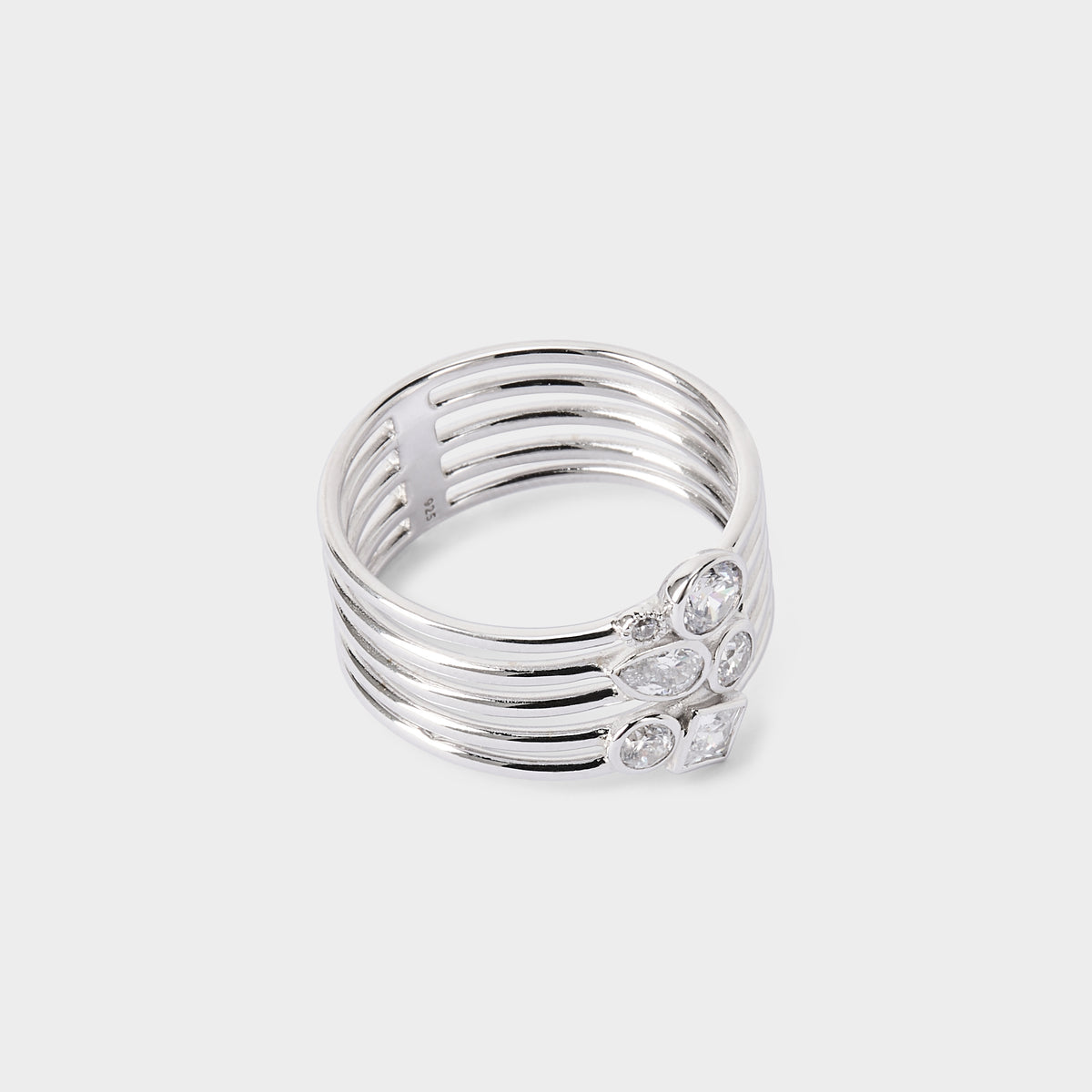 Bague Accordéon argent