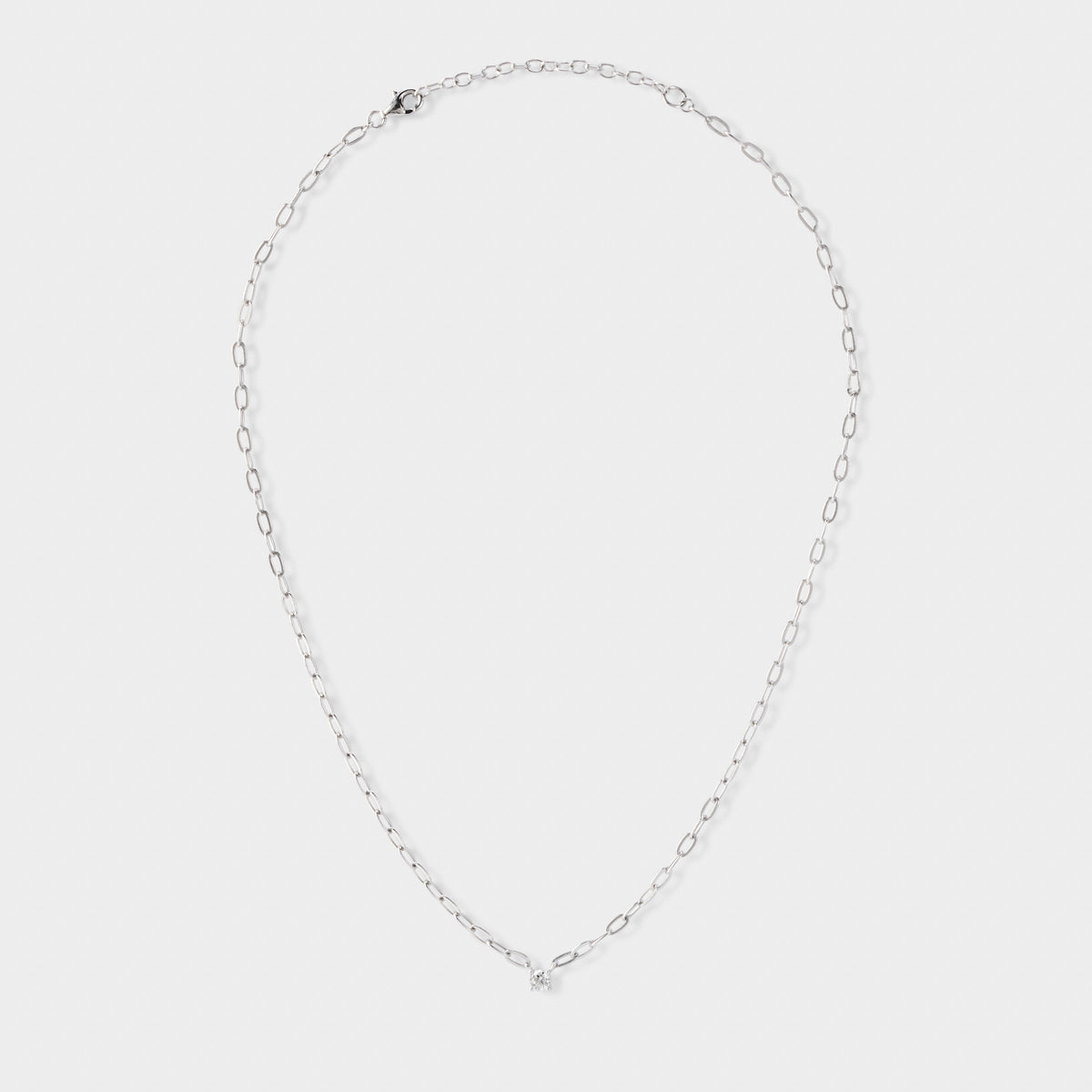 Collier Eclat sur chaîne argent