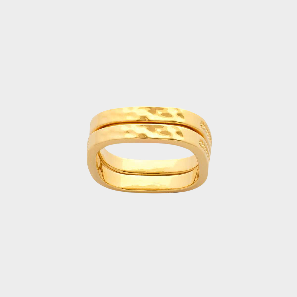 Bague N°4 plaqué or