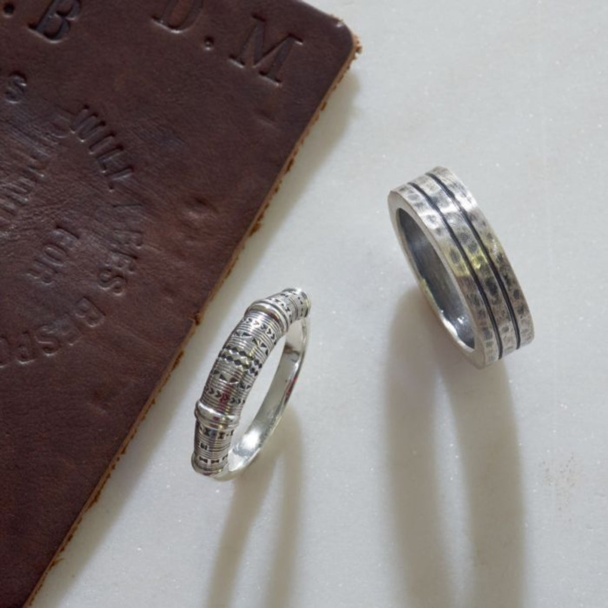 Bague pour homme en argent Zébu