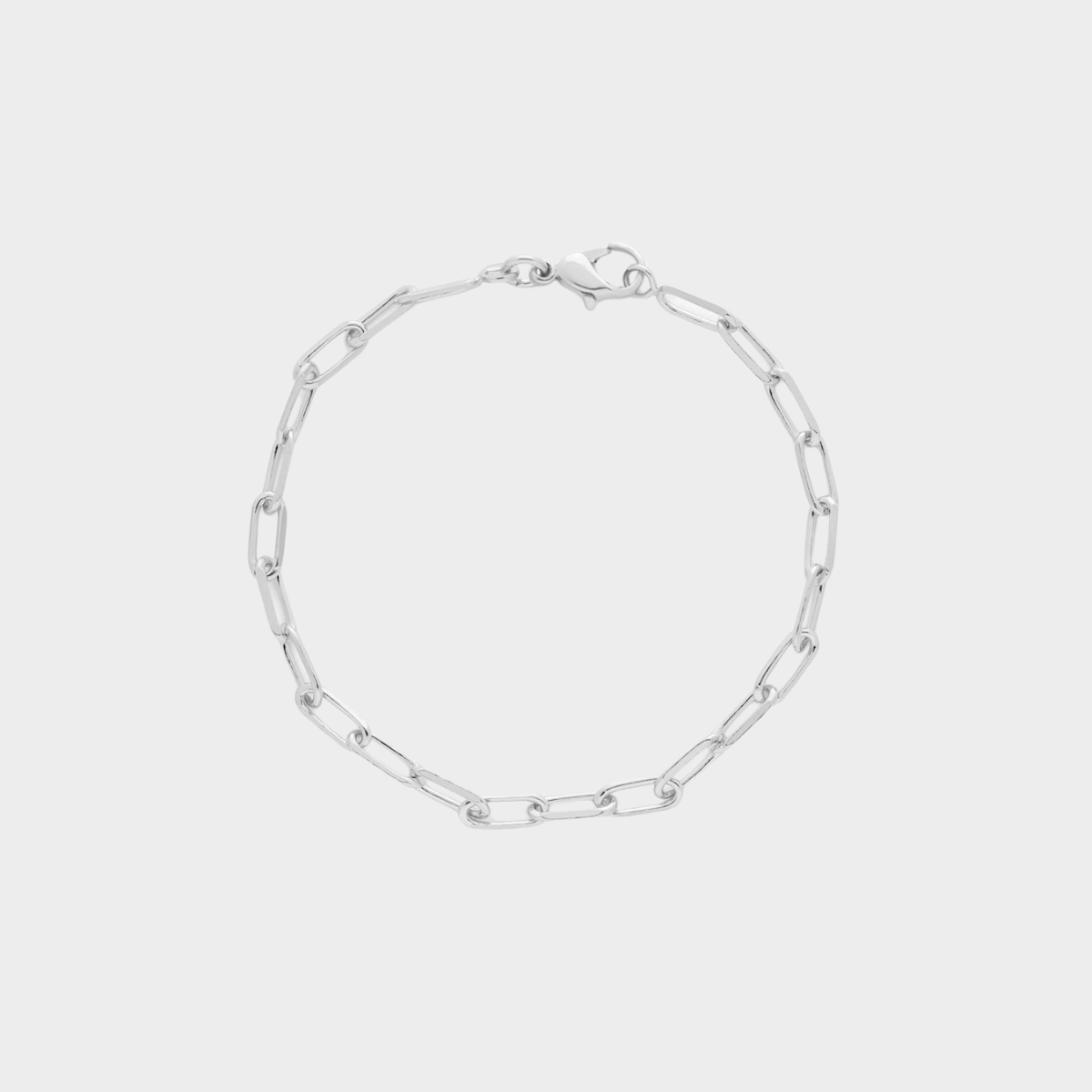 Bracelet chaîne maillon ovale argent massif 1 cm
