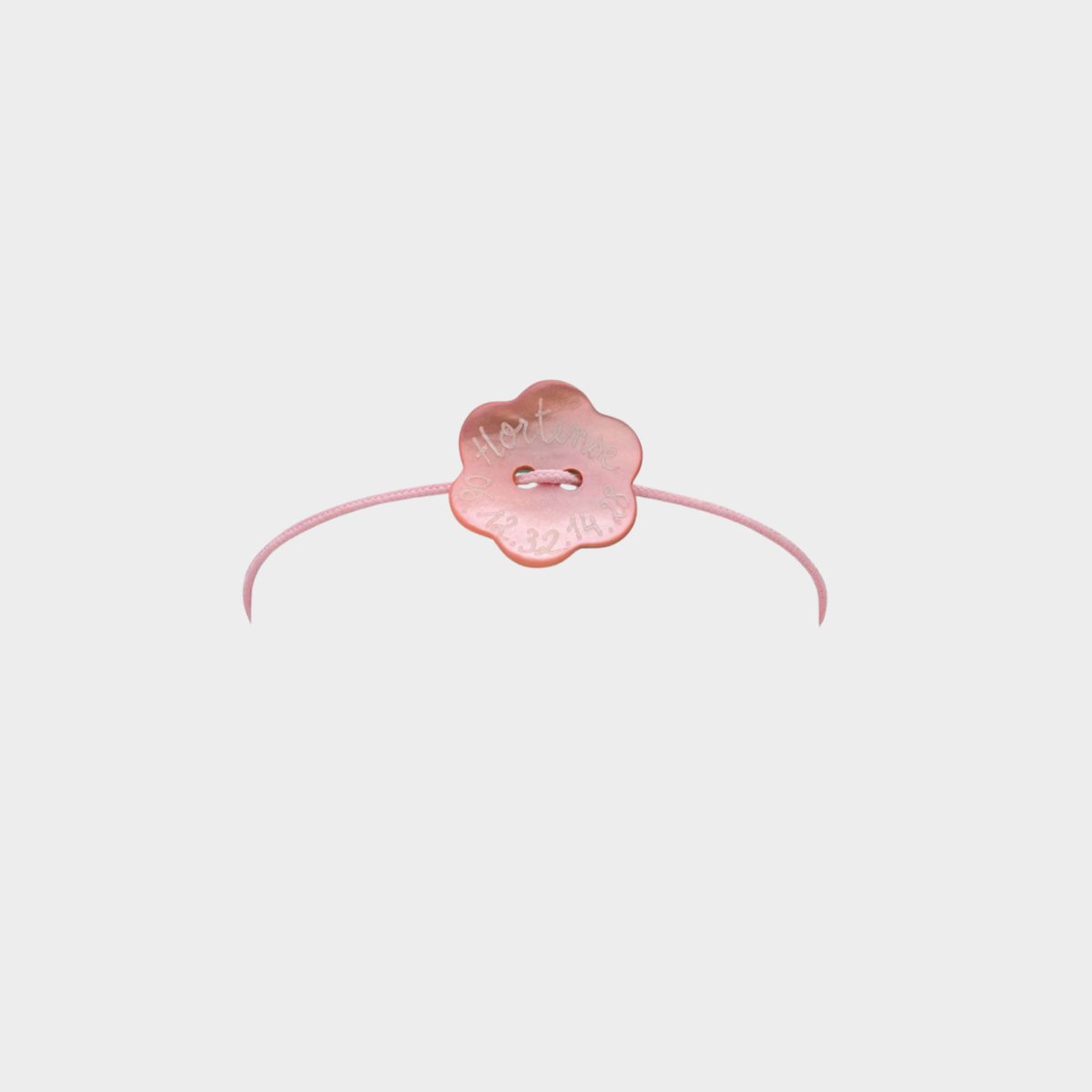 Bracelet en nacre fleur