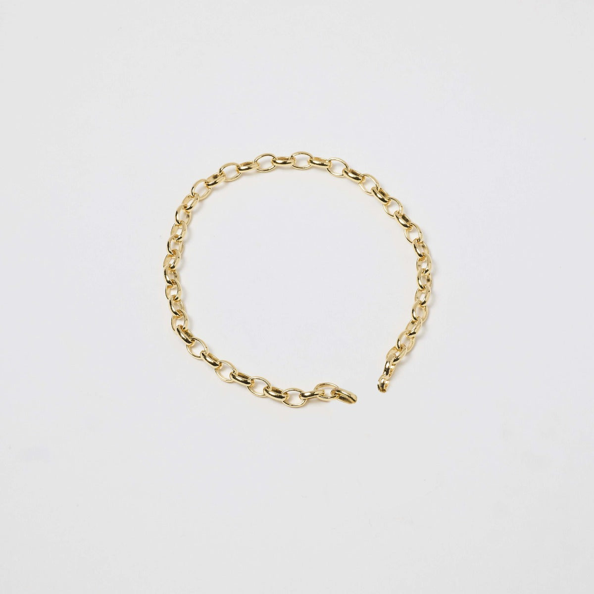 Chaîne pour bracelet Smile petits maillons plaqué or