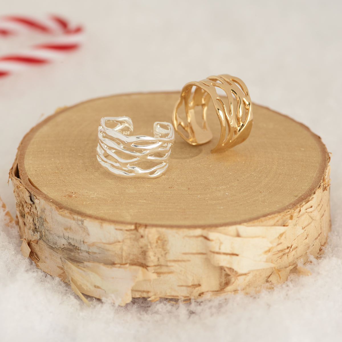 Bague Ramage argent massif