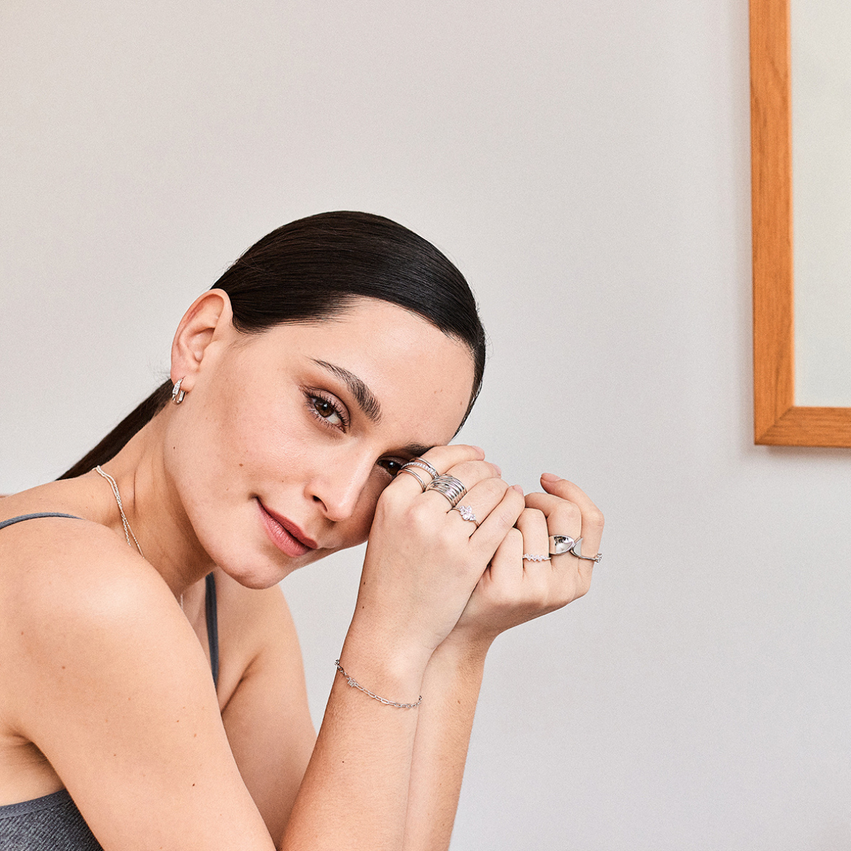 Bague Mouvement argent