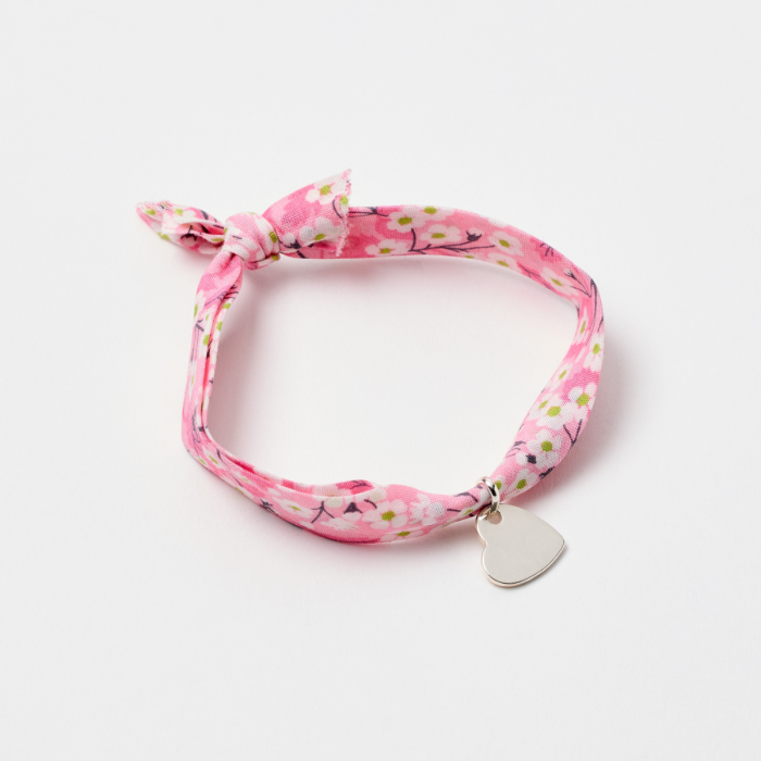 Bracelet 1 mini breloque sur lien liberty argent