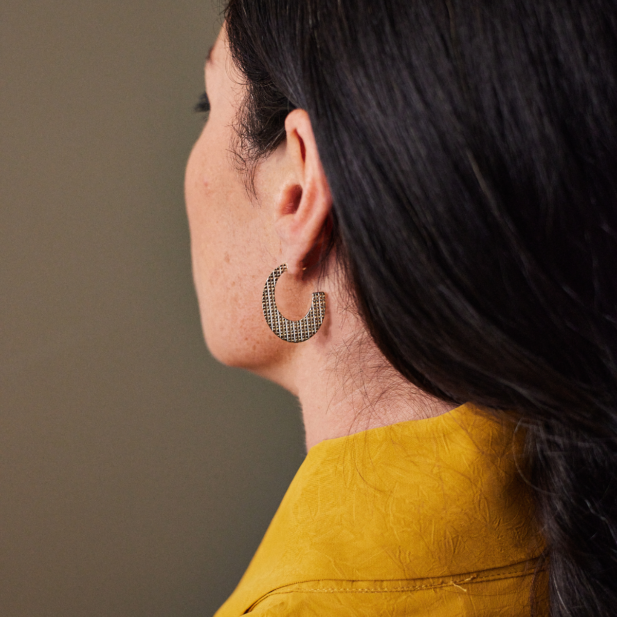 Boucles d'oreilles Haute Couture plaqué or