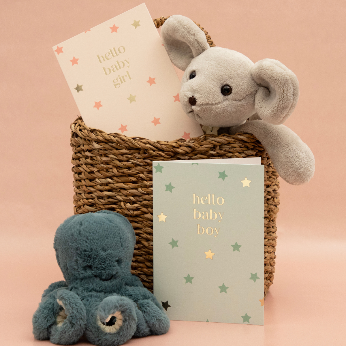 Carte de vœux Hello baby girl