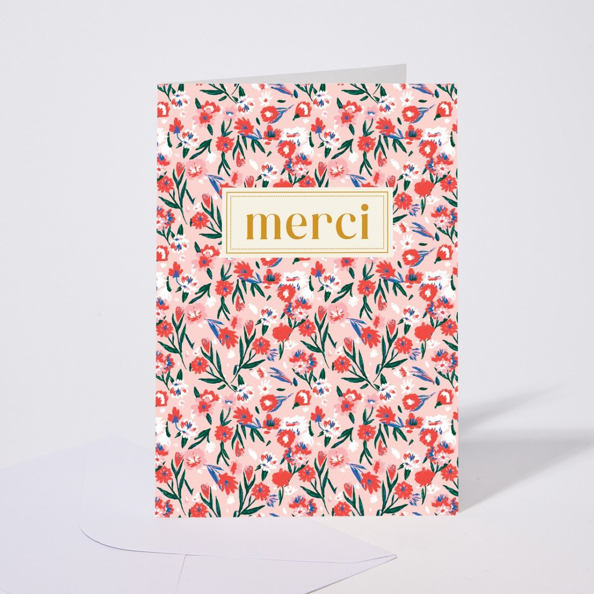 Carte de vœux Merci