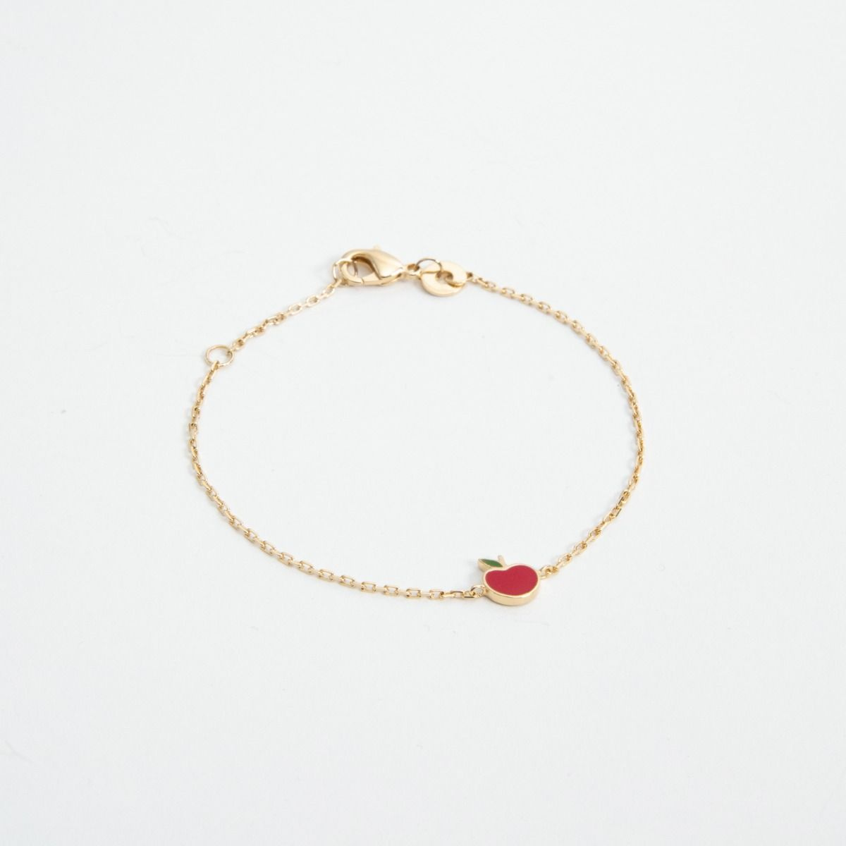 Bracelet pomme d'amour plaqué or