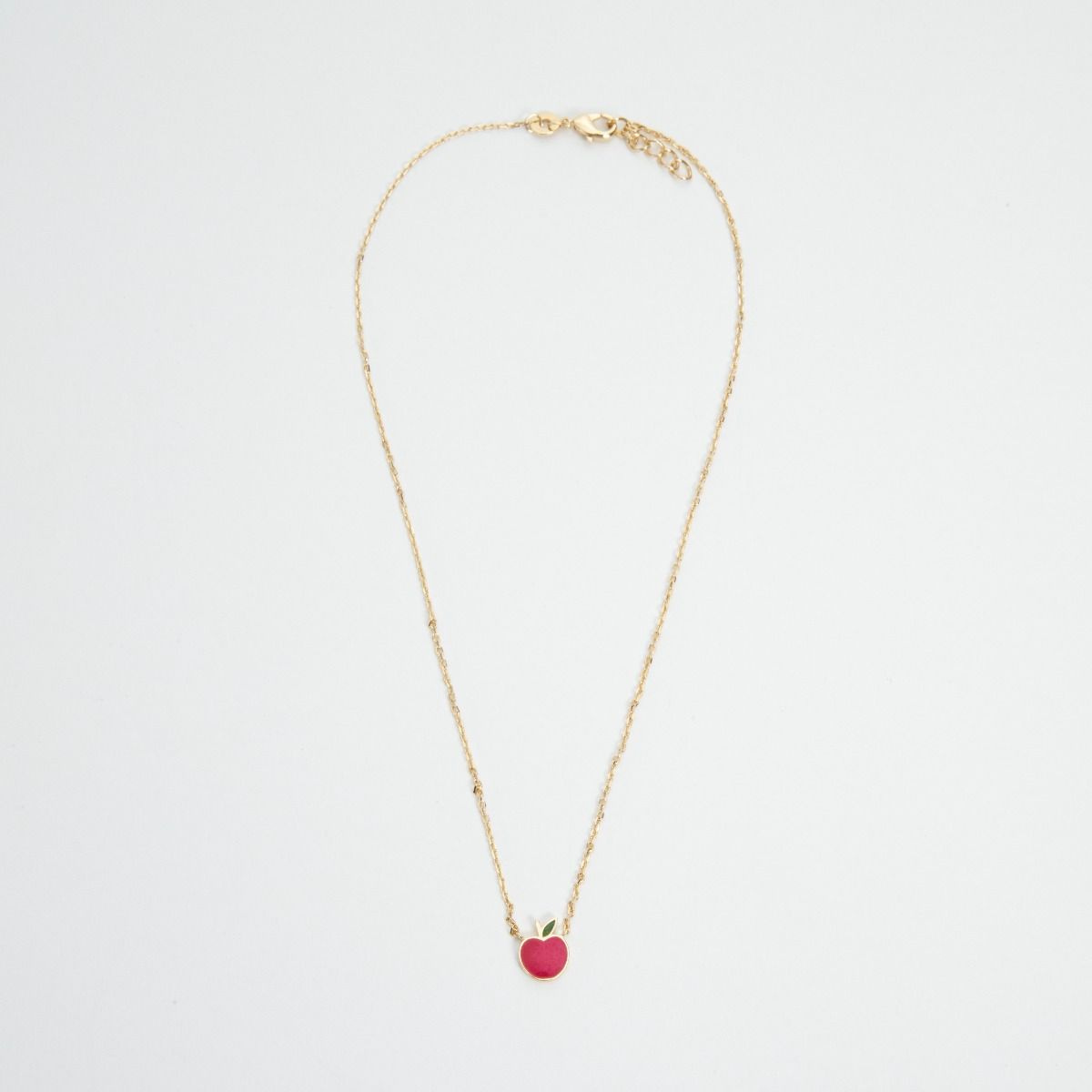 Collier pomme d'amour plaqué or
