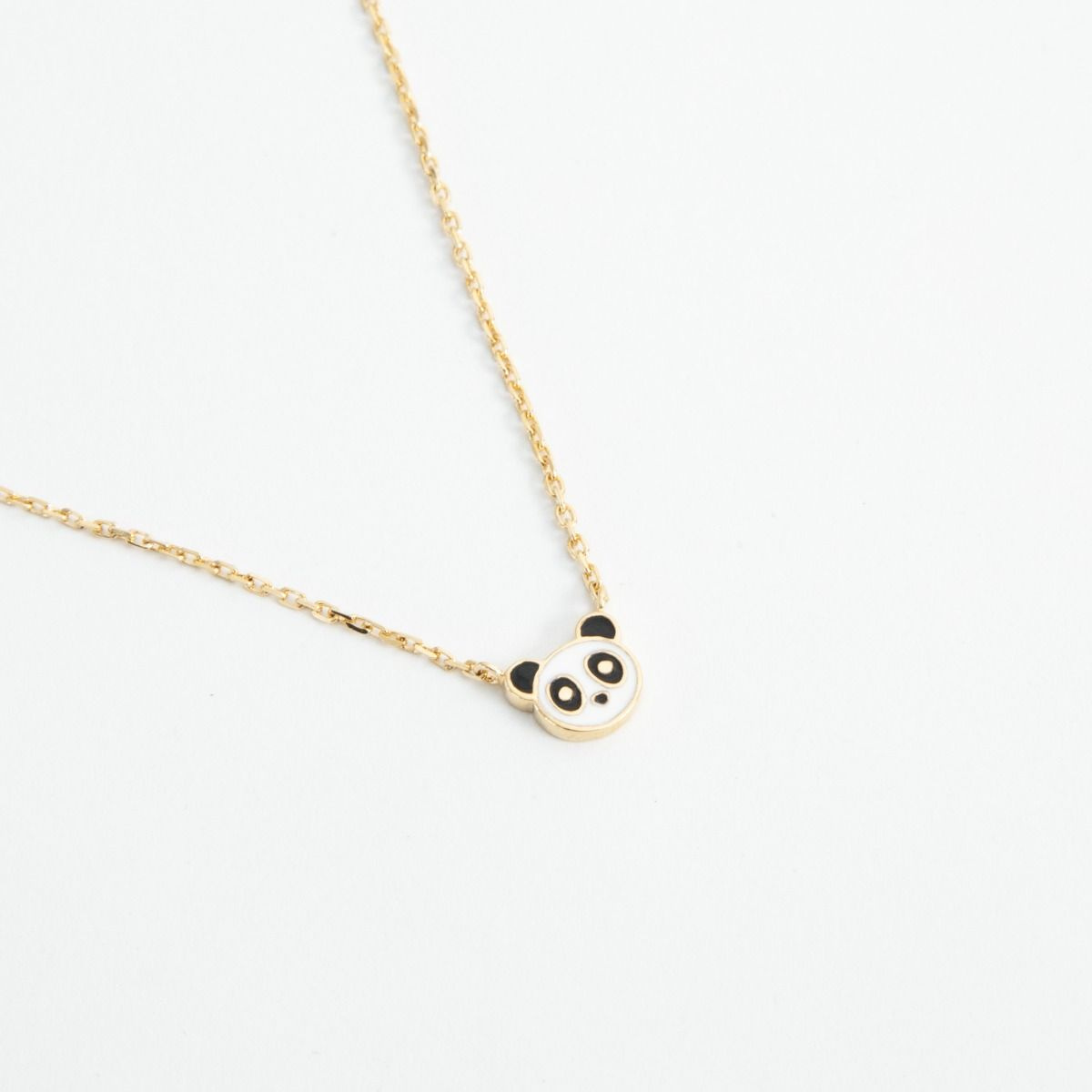Collier Didou le panda plaqué or