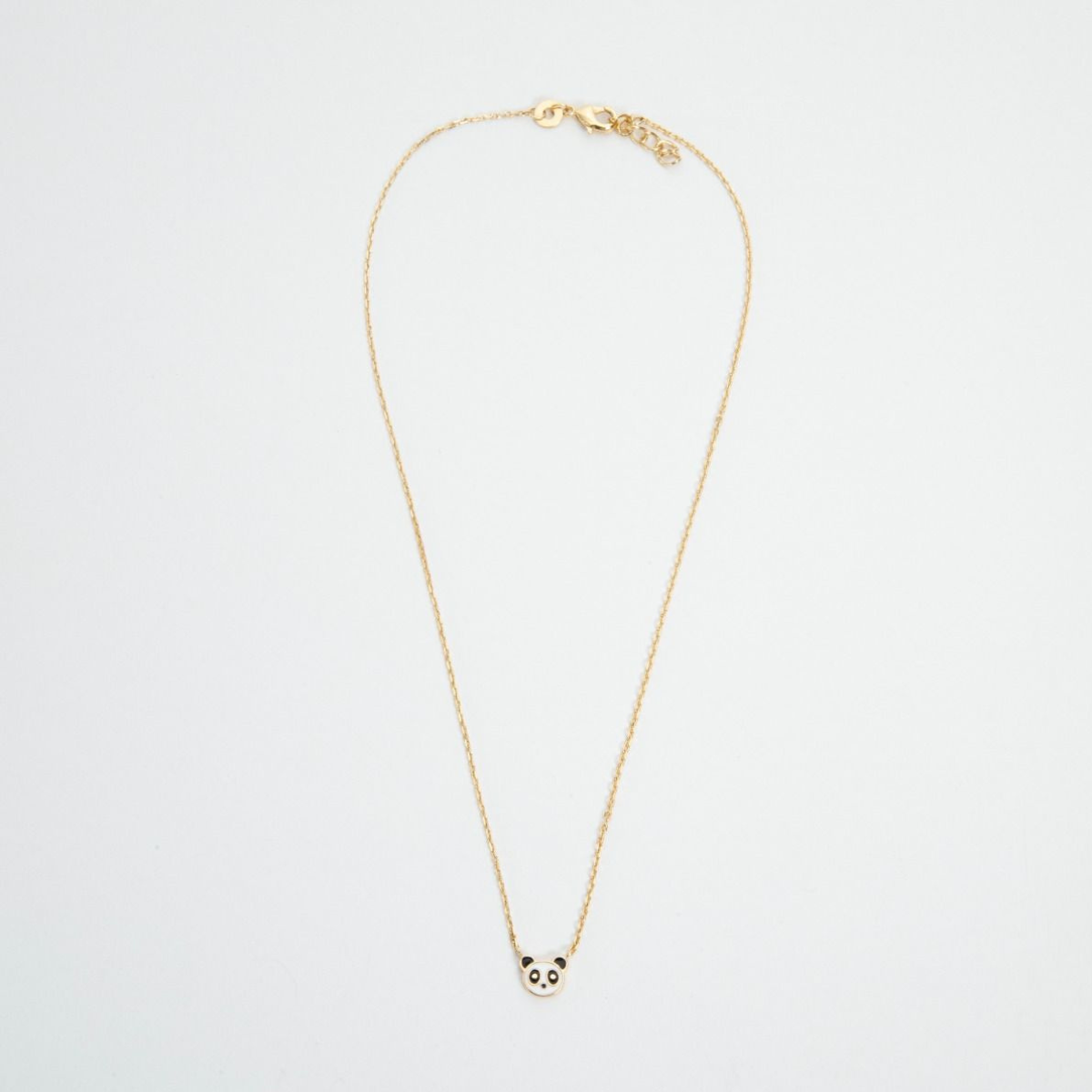 Collier Didou le panda plaqué or