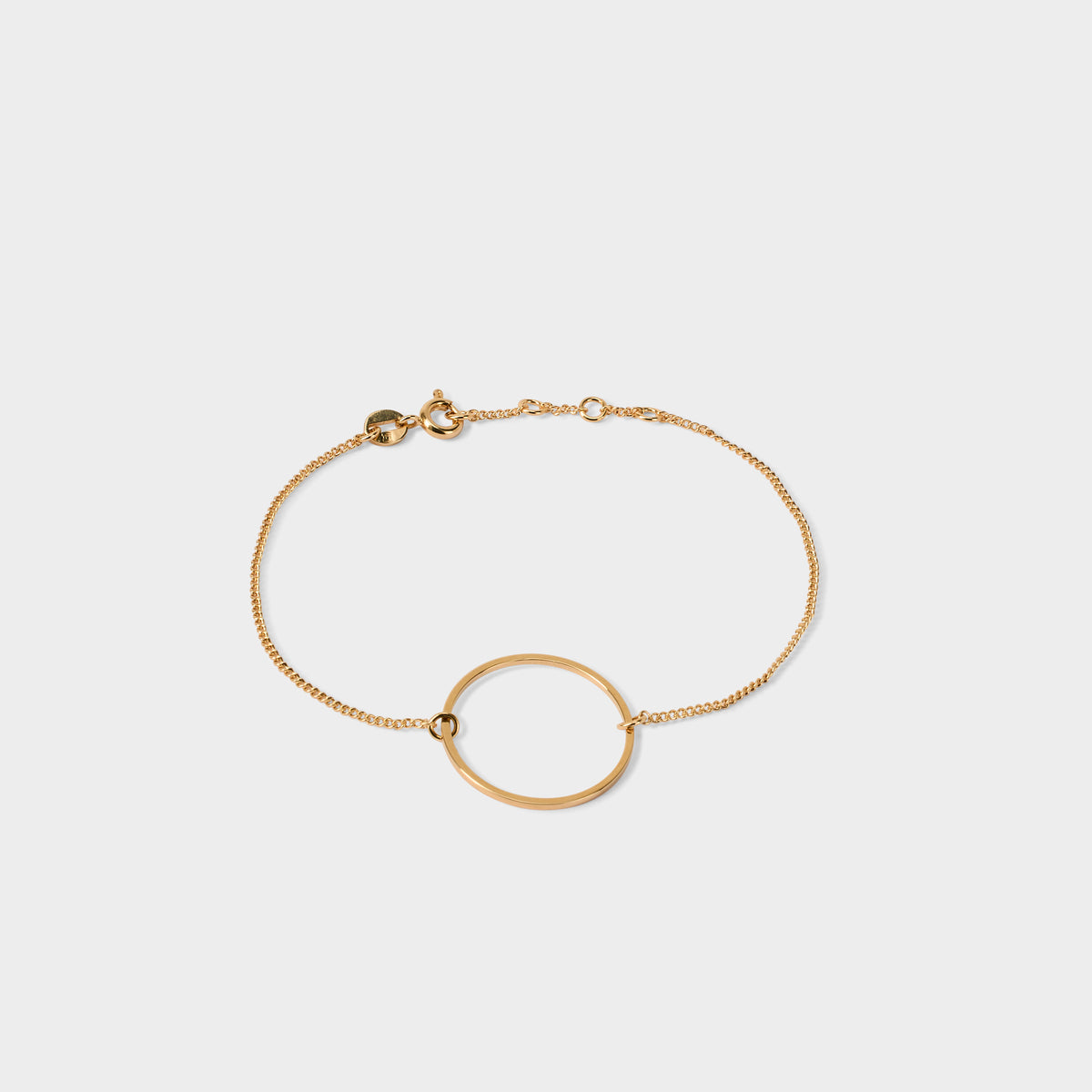 Bracelet chaîne et anneau plaqué or