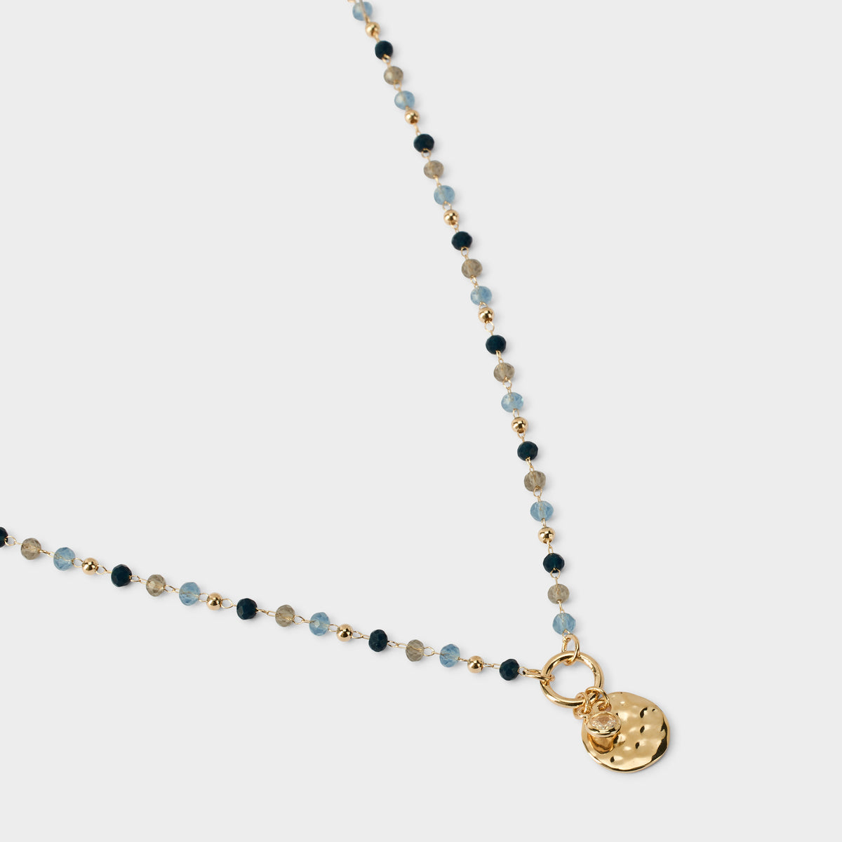 Collier breloque chaîne Ribambelle plaqué or
