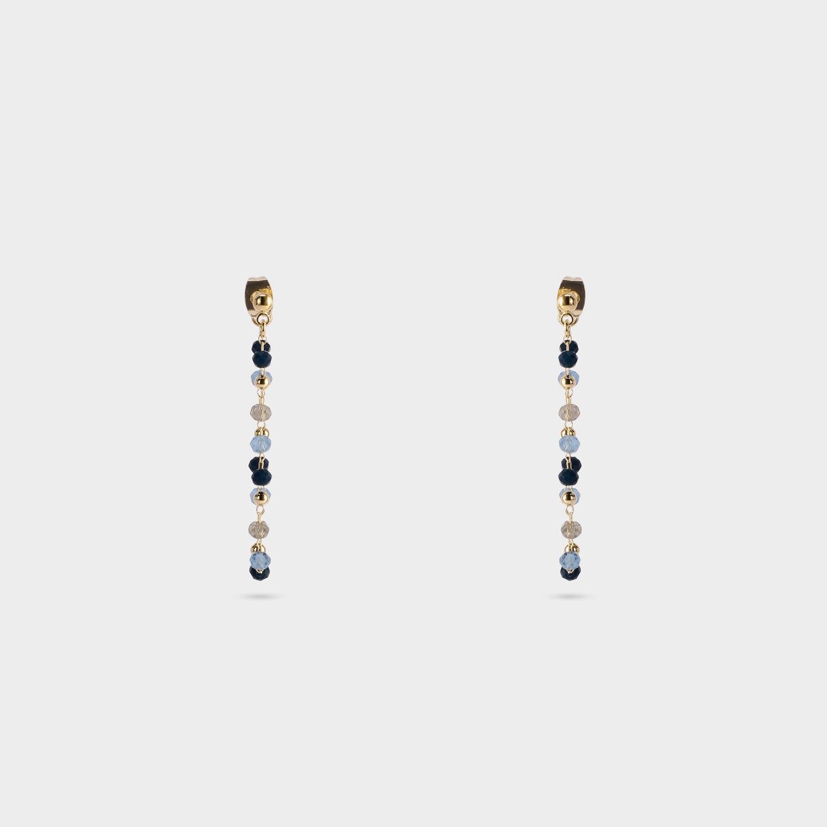 Boucles d'oreilles Ribambelle plaqué or