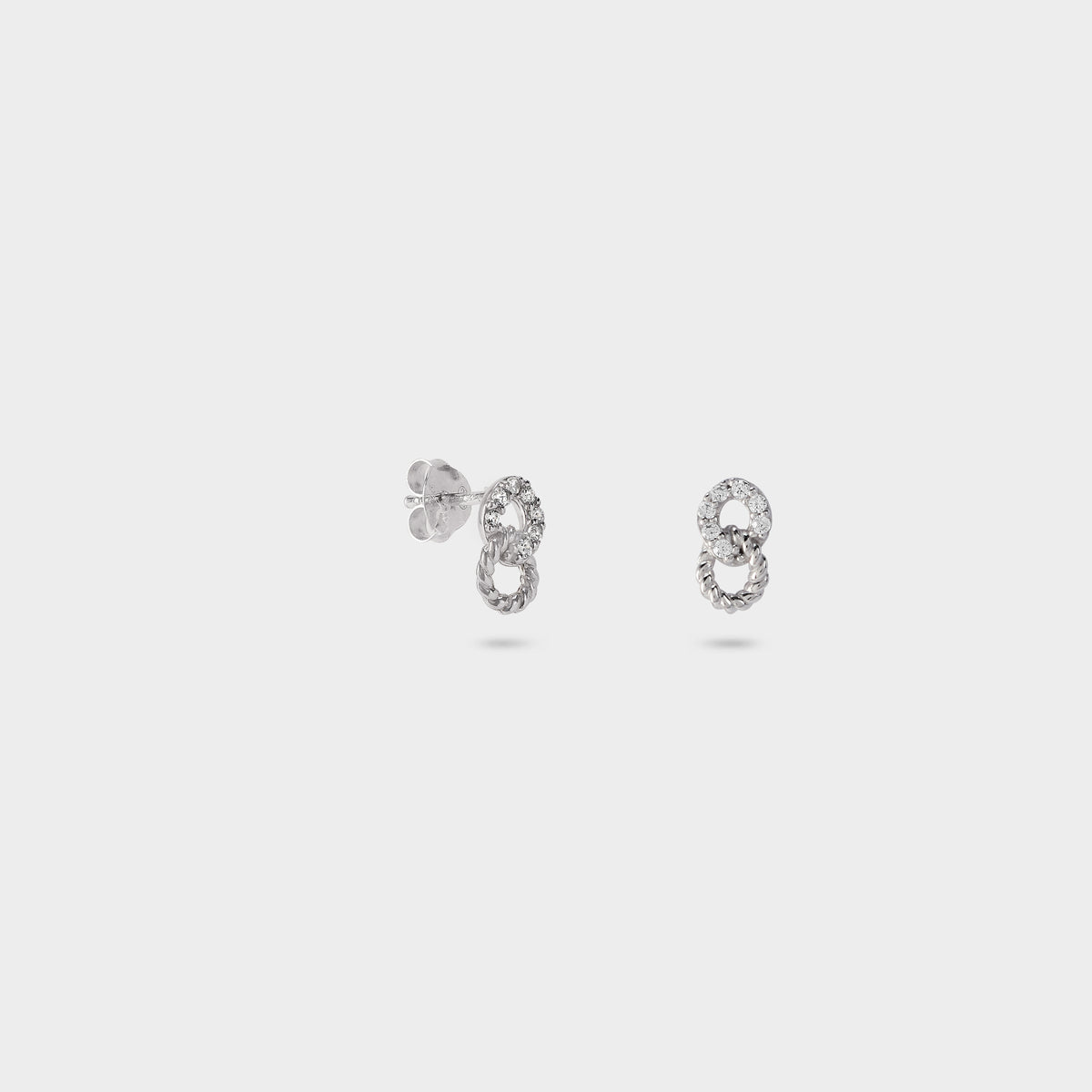 Boucles d'oreilles Maillons argent