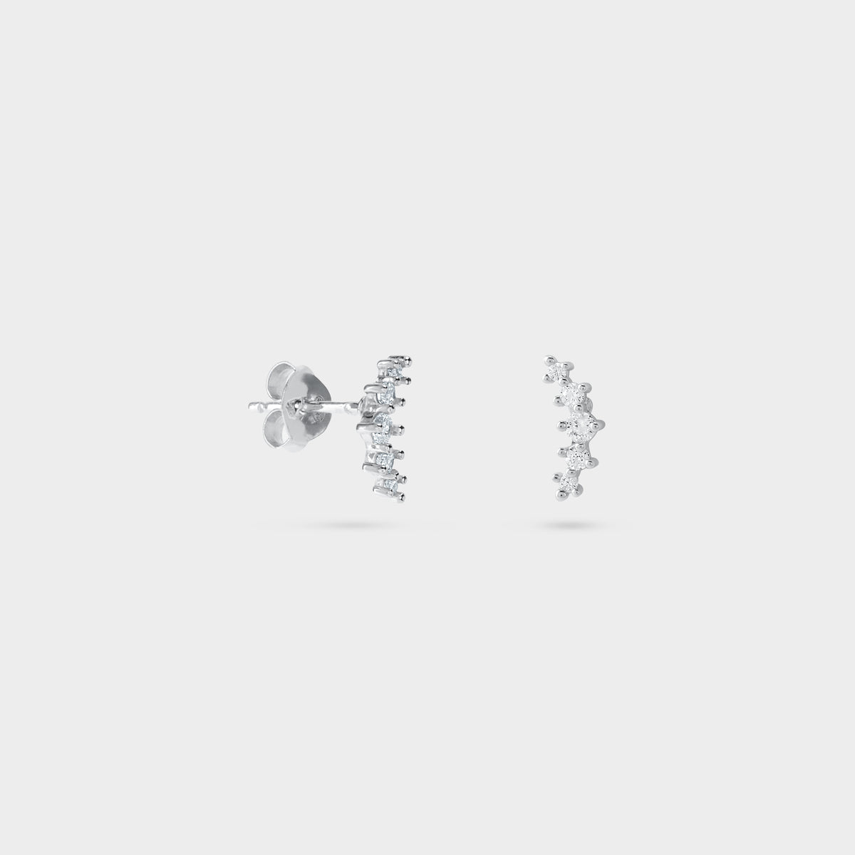 Boucles d'oreilles Stellaire argent