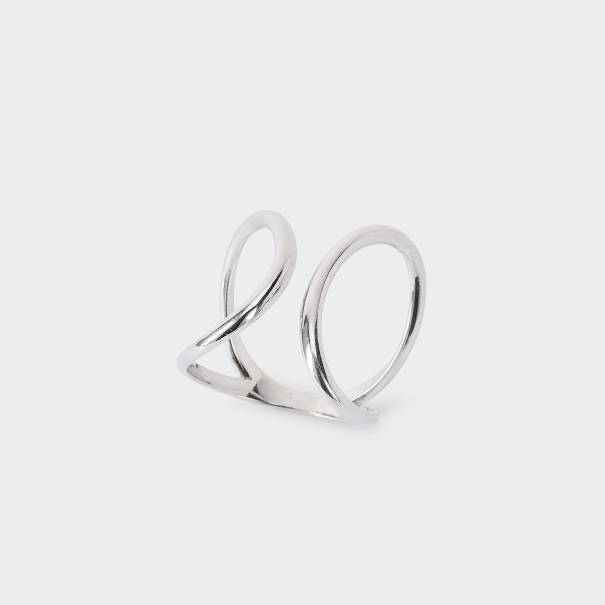 Bague Parenthèse ajustable argent