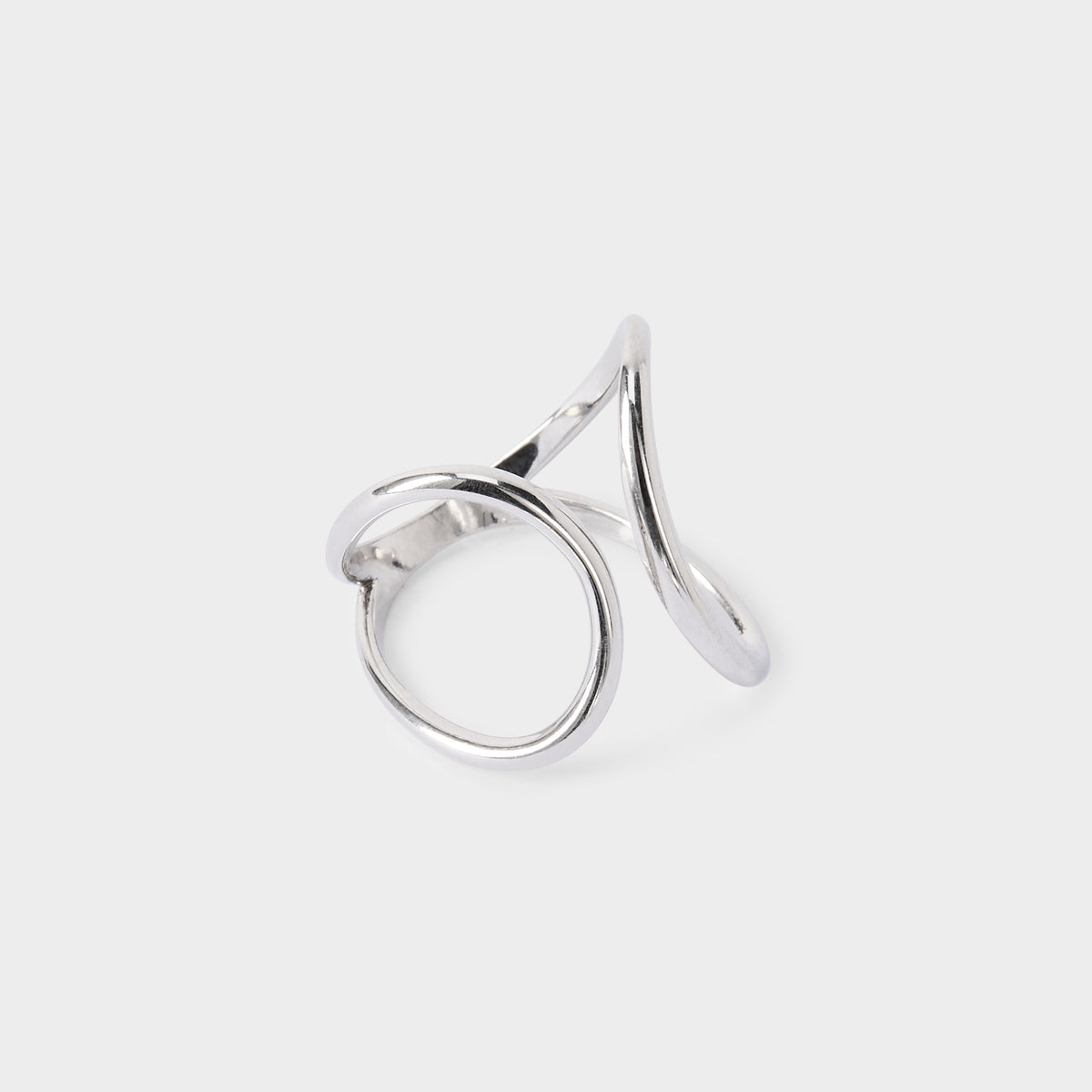 Bague Parenthèse ajustable argent