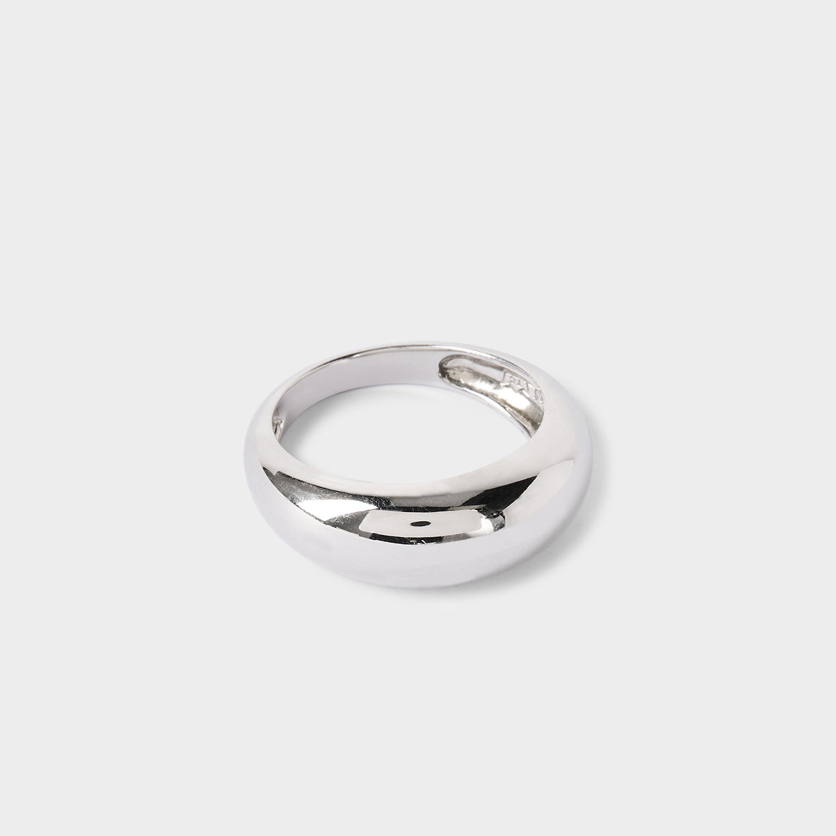 Bague petit Dôme argent massif