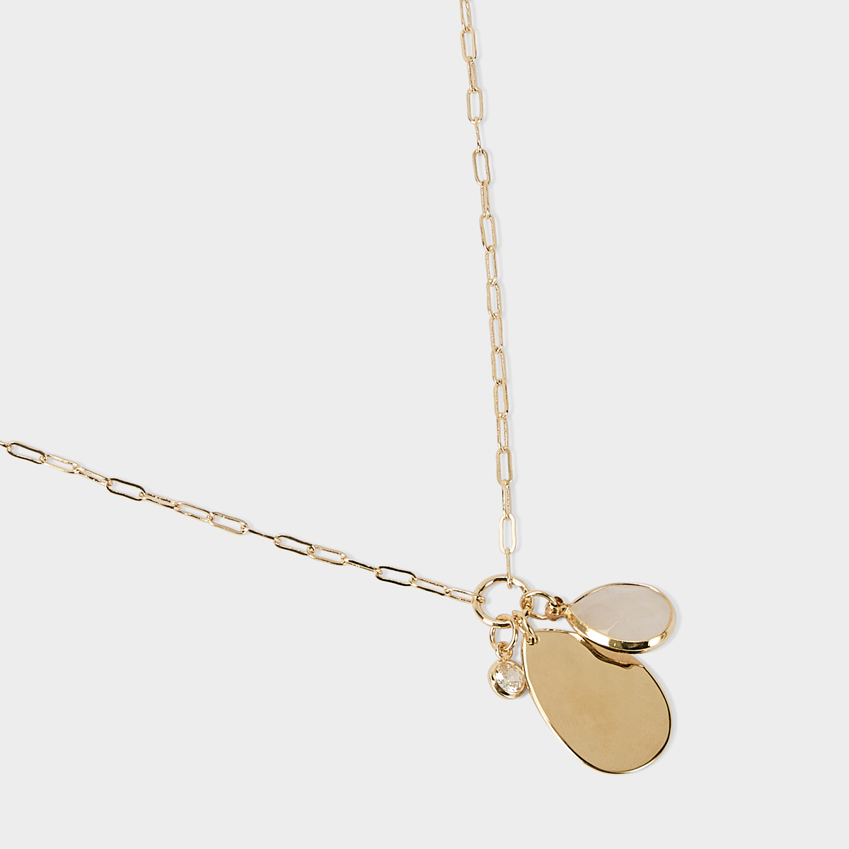 Collier Bonheur plaqué or