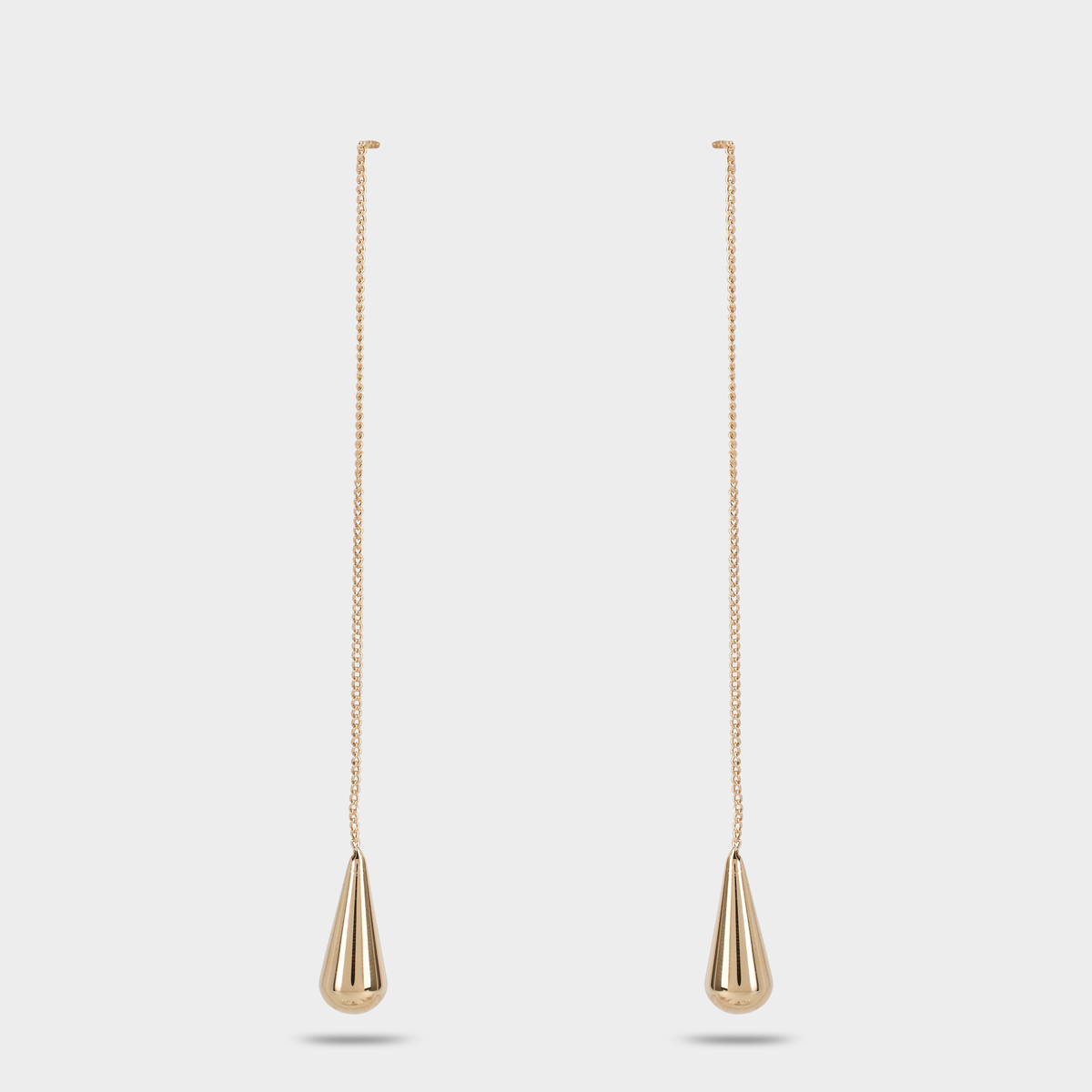 Boucles d'oreilles pendantes clochettes plaqué or