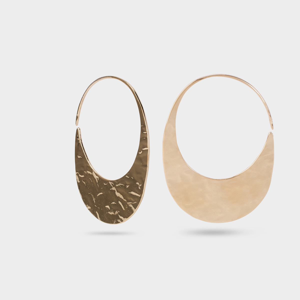 Boucles d'oreilles Slice plaqué or - 2