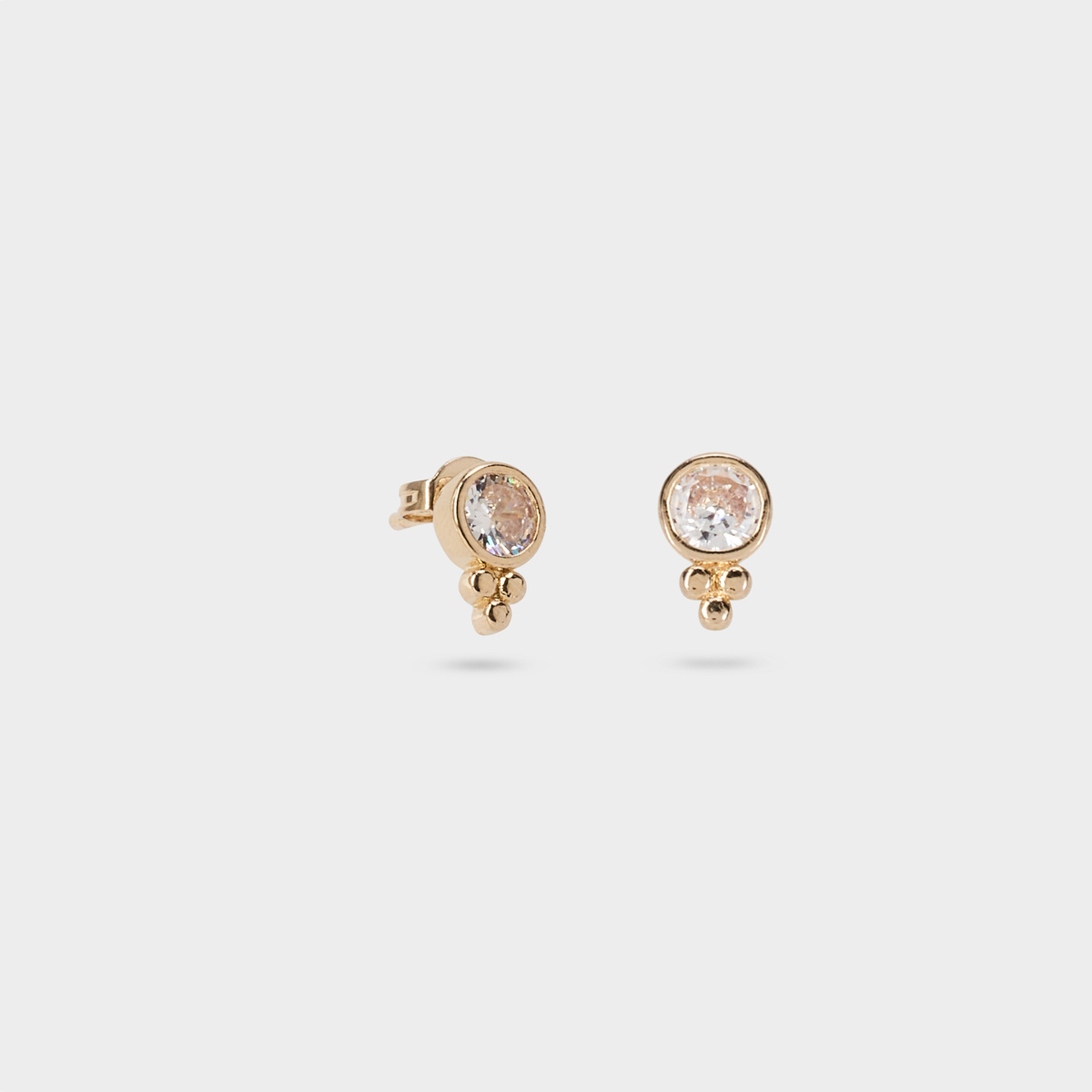 Boucles d'oreilles Purity plaqué or