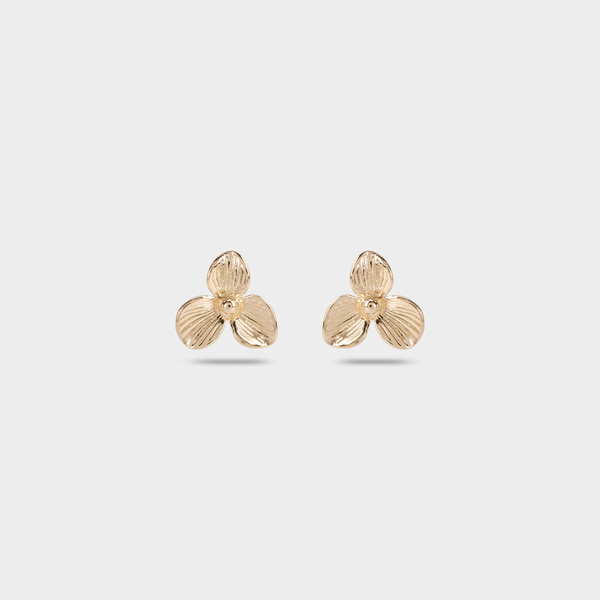 Boucles d'oreilles Mariposa plaqué or
