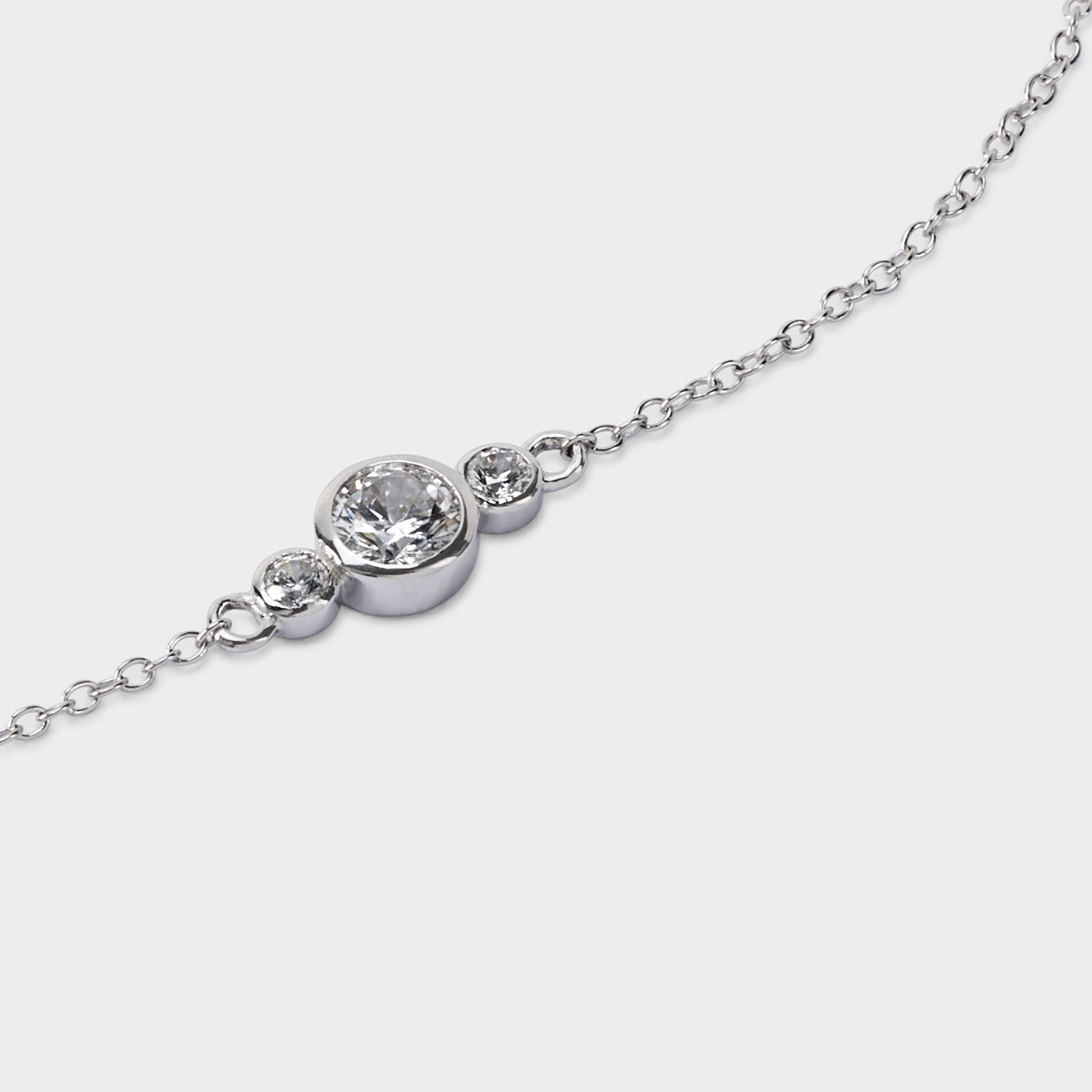 Bracelet Point du jour argent
