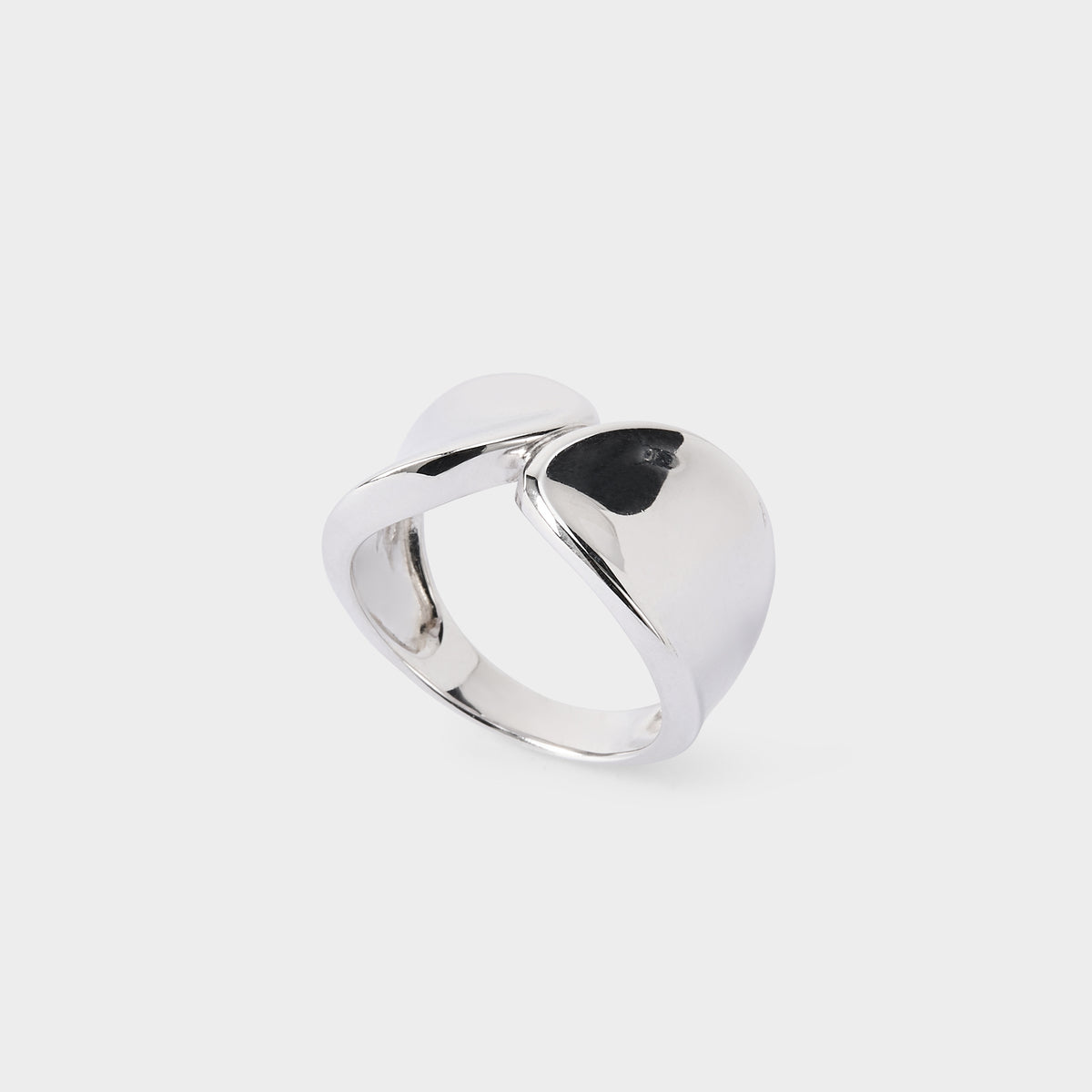 Bague Bord à bord argent