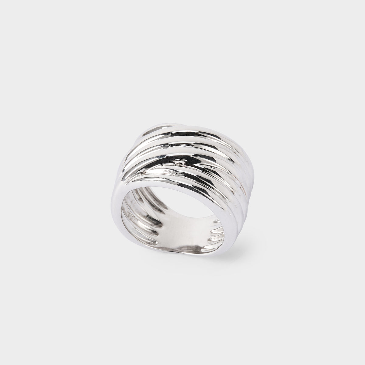 Bague Mouvement argent
