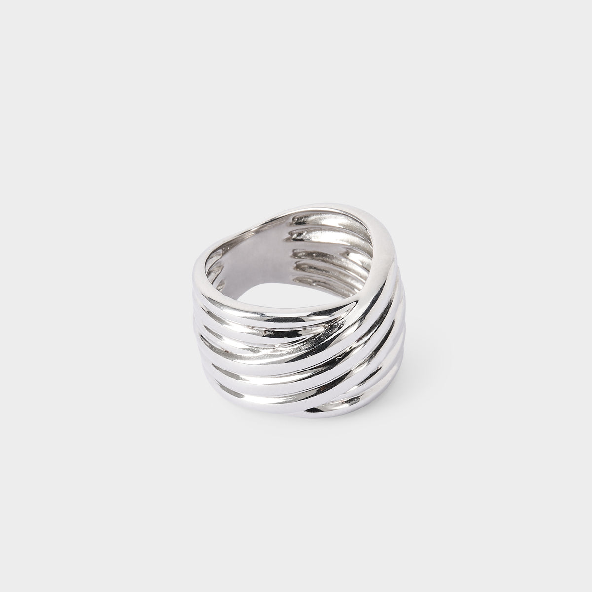 Bague Mouvement argent