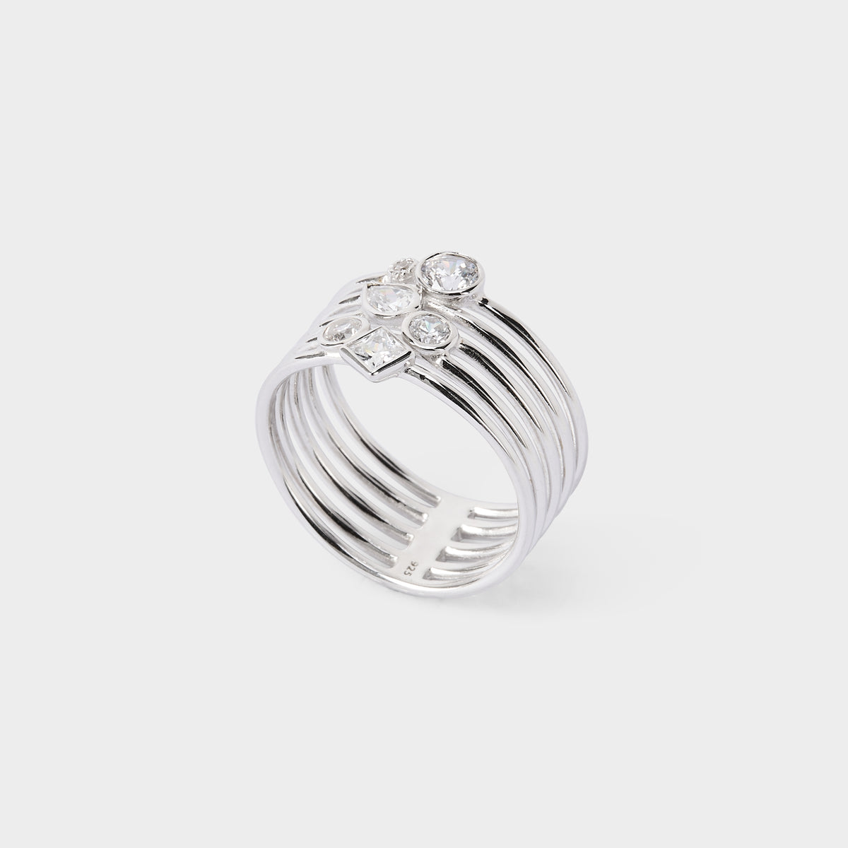 Bague Accordéon argent