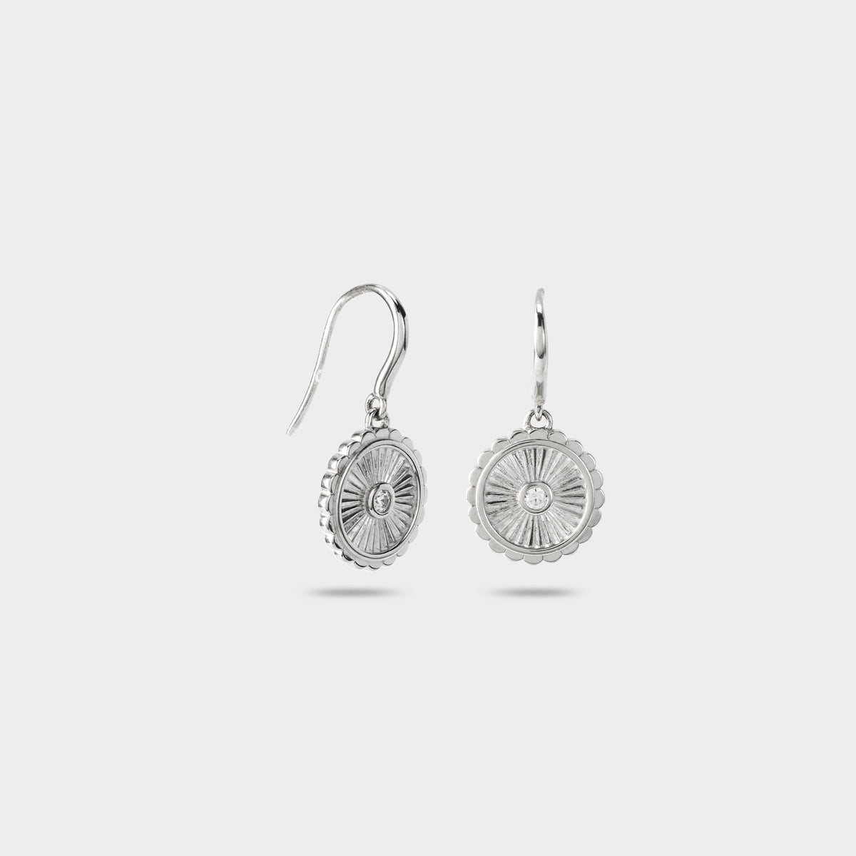 Boucles d'oreilles Western argent