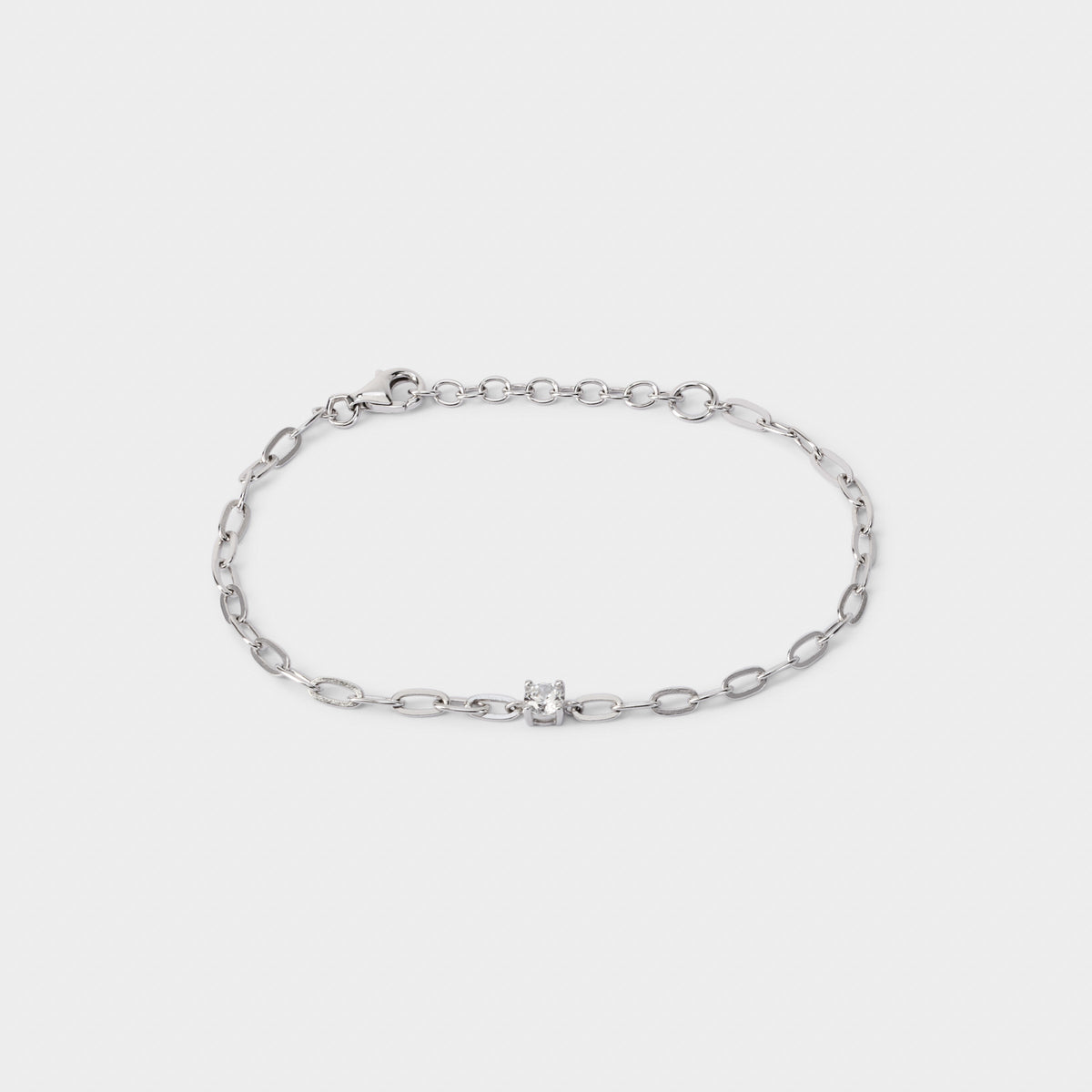 Bracelet Eclat sur chaîne argent