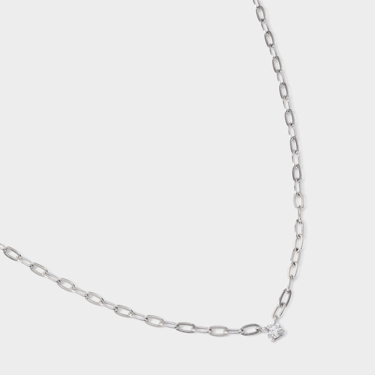 Collier Eclat sur chaîne argent