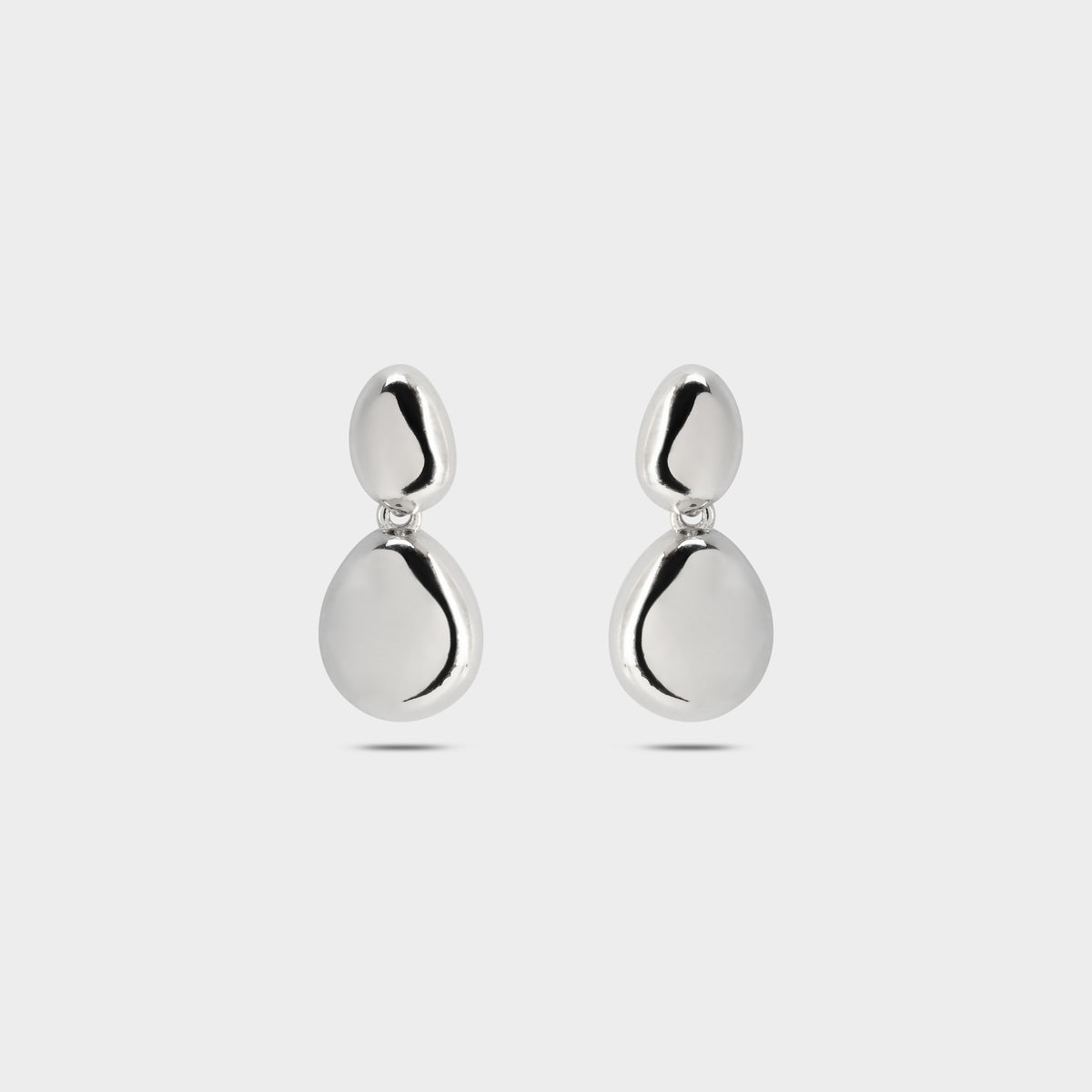 Boucles d'oreilles Reflet argent
