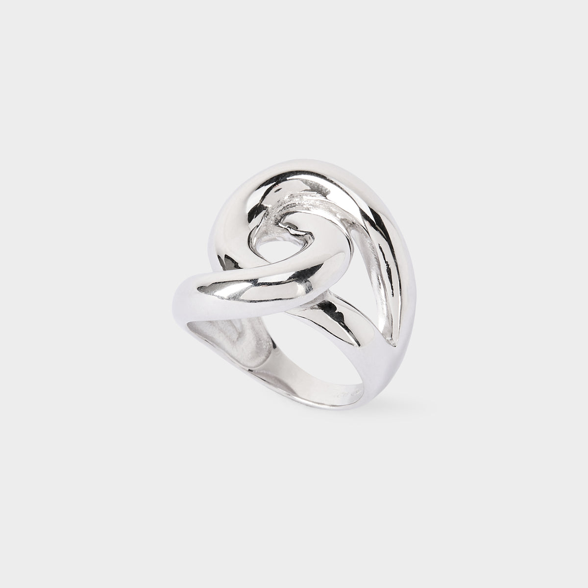 Bague Infini argent massif