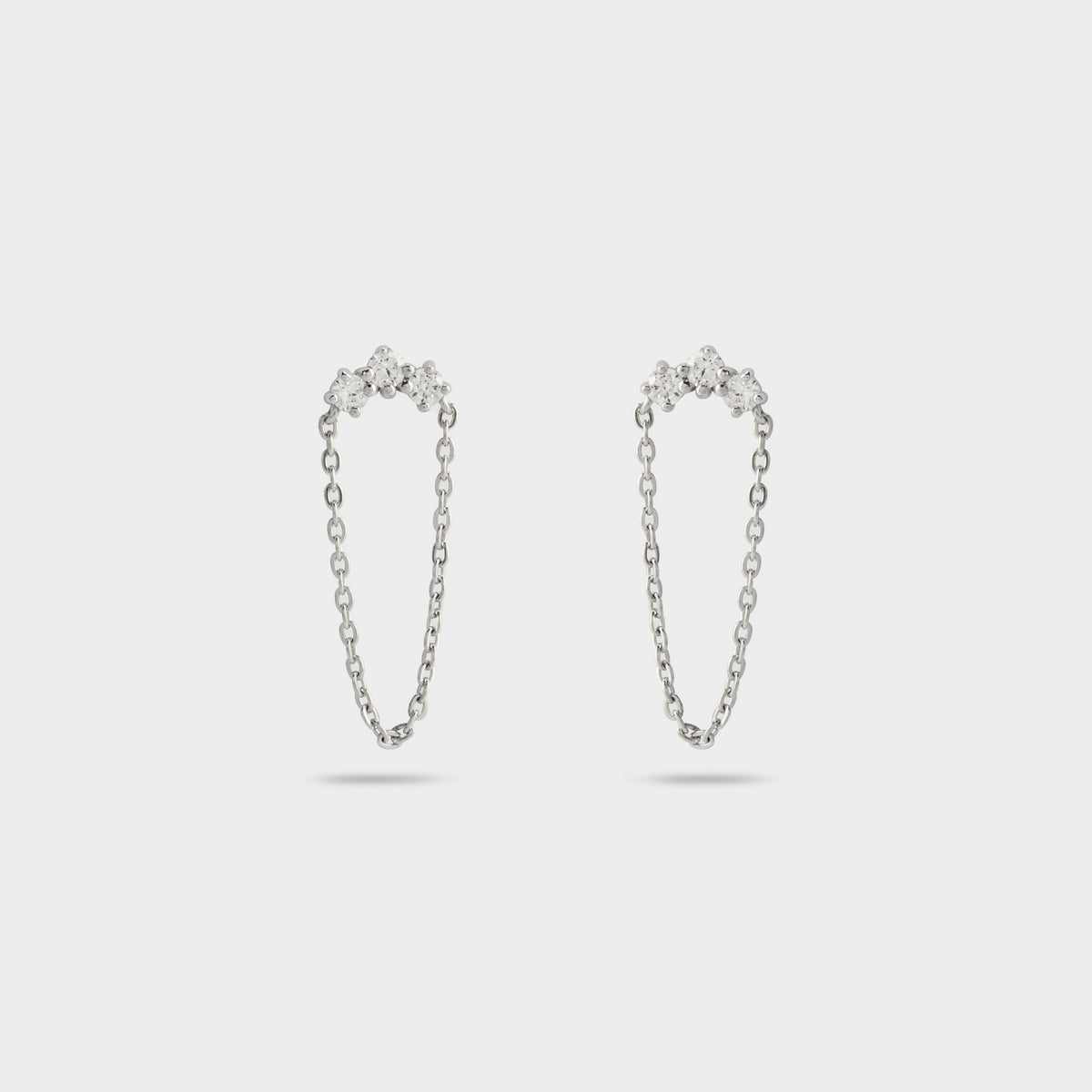Boucles d'oreilles Grand jour argent