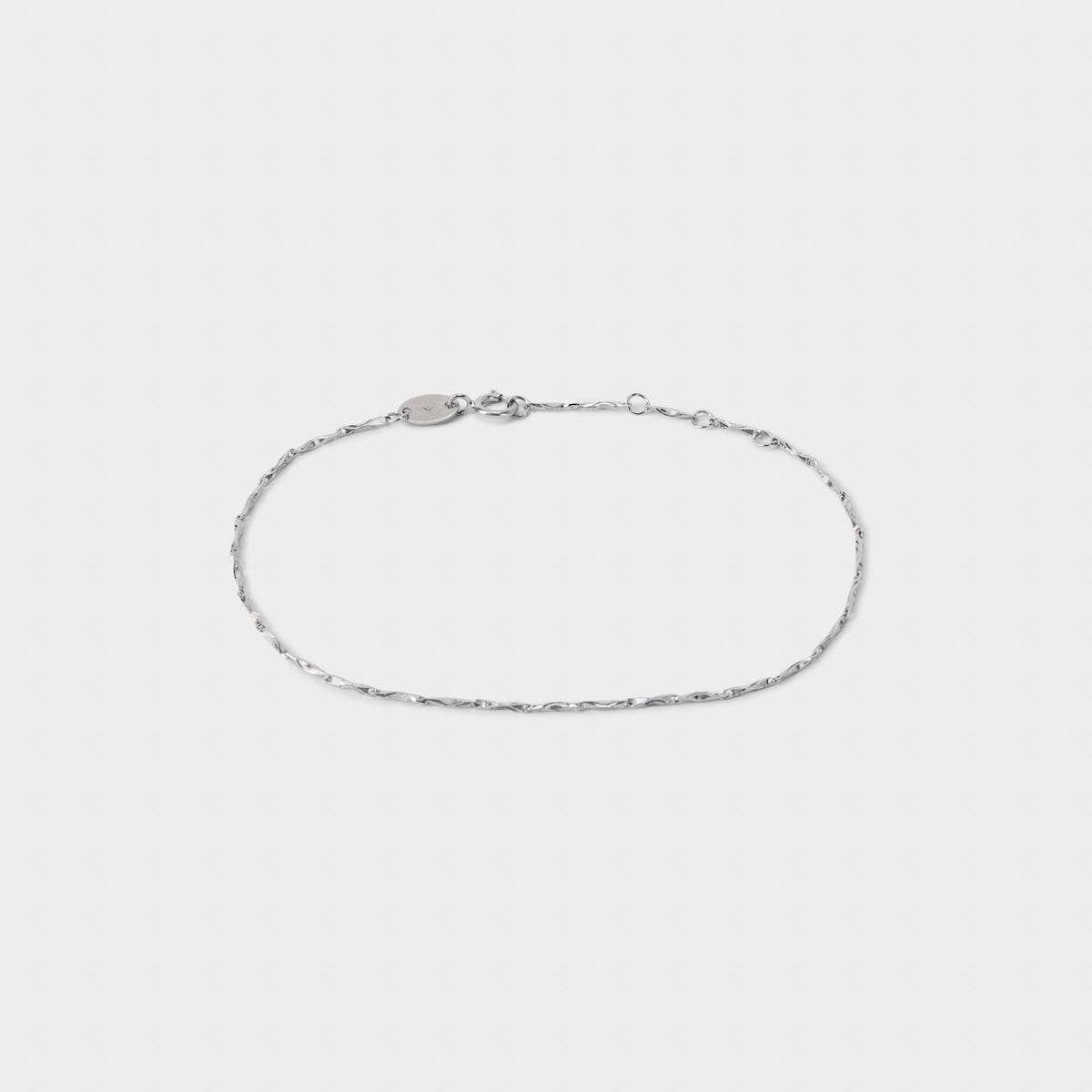 Bracelet chaîne Twist argent