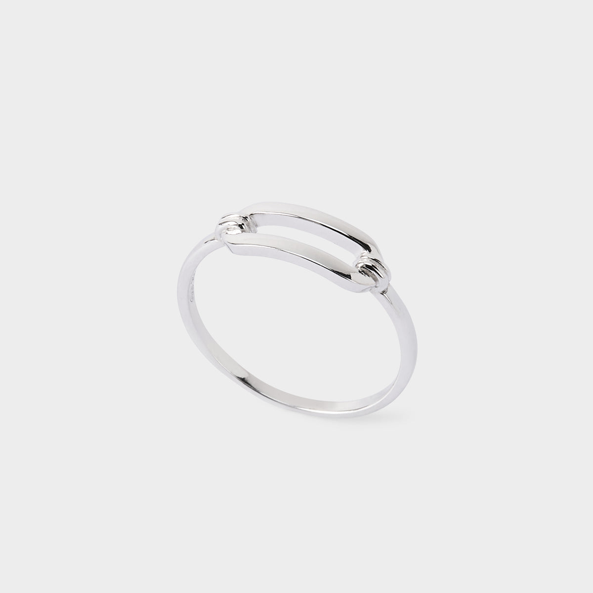 Bague Maillon argent