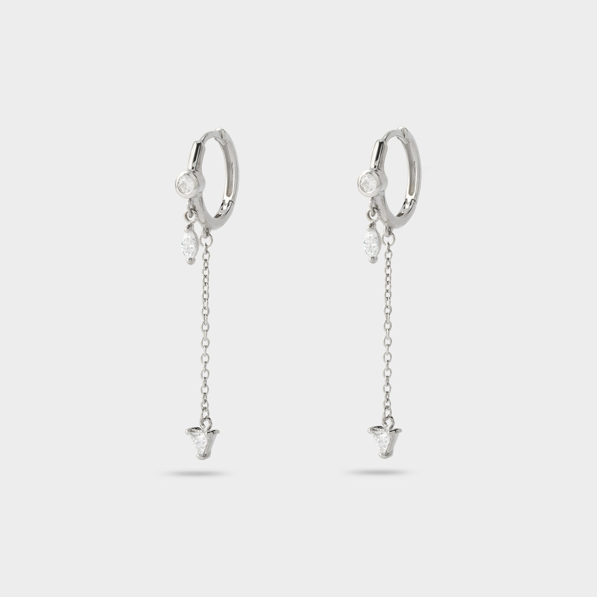 Boucles d'oreilles Délicates argent