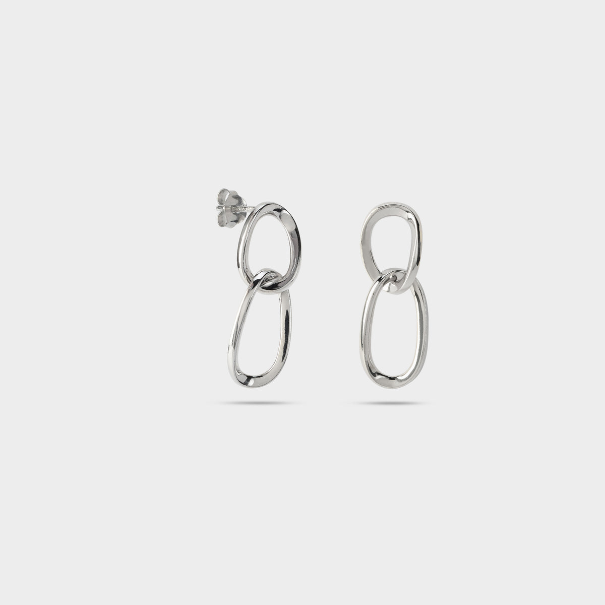 Boucles d'oreilles Acrobate argent
